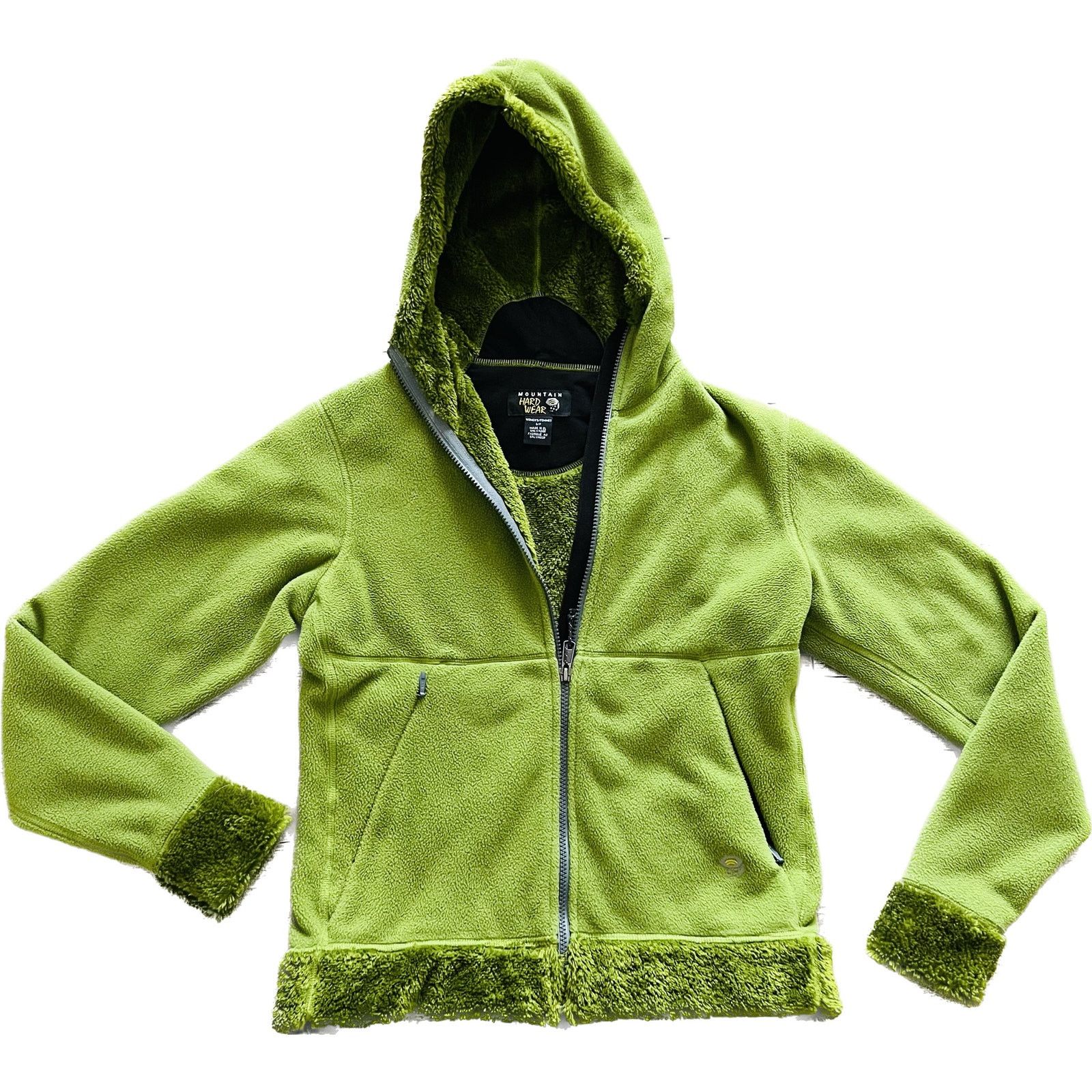 Mountain Hardwear Mountain Hardwear Monkey Fleece Hooded Zip Sweater Jacket Size S / US 4 / IT 40 - 1 Thumbnail