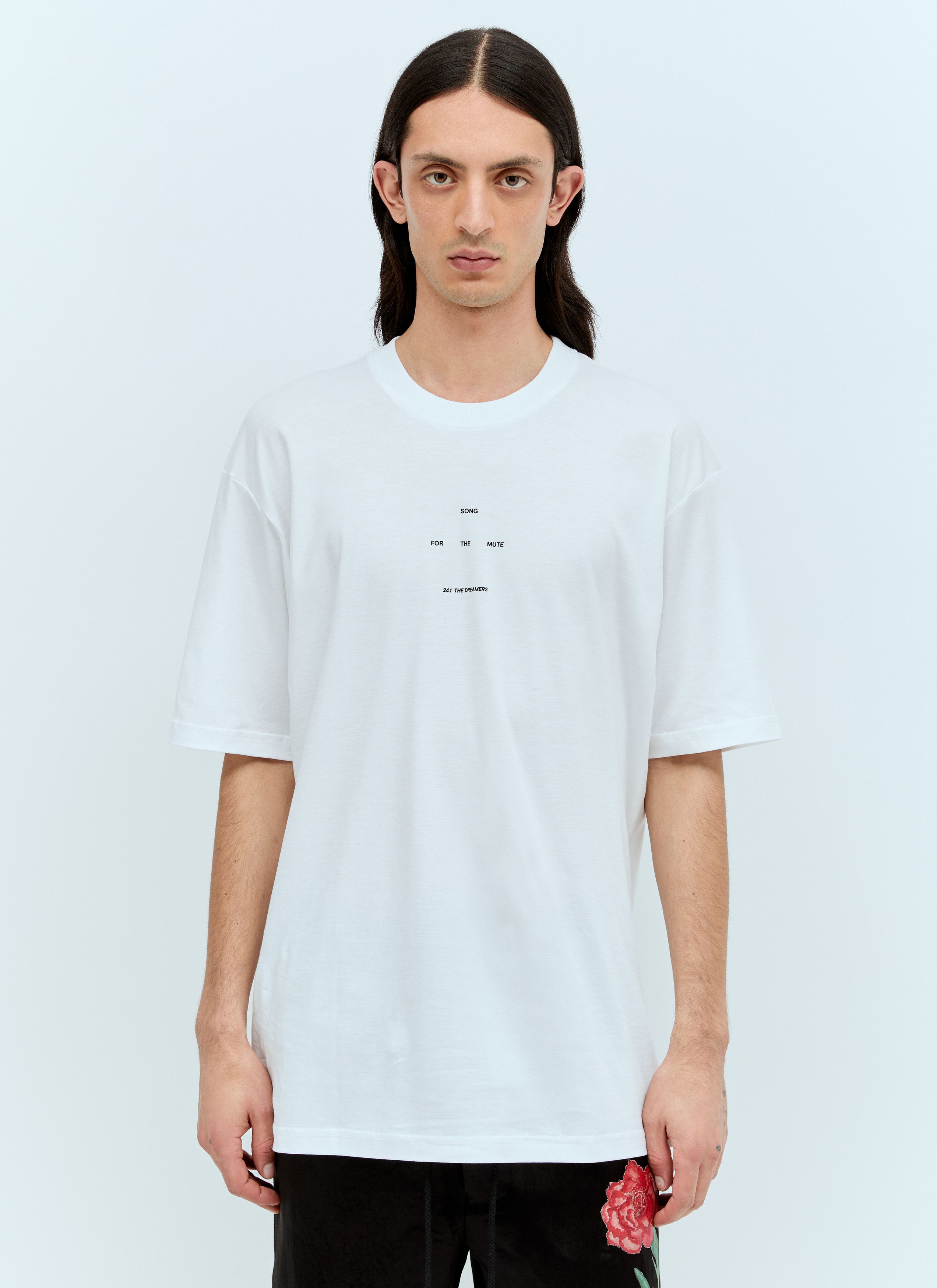 Song For The Mute Logo Print T-Shirt Size US XL / EU 56 / 4 - 1 Thumbnail