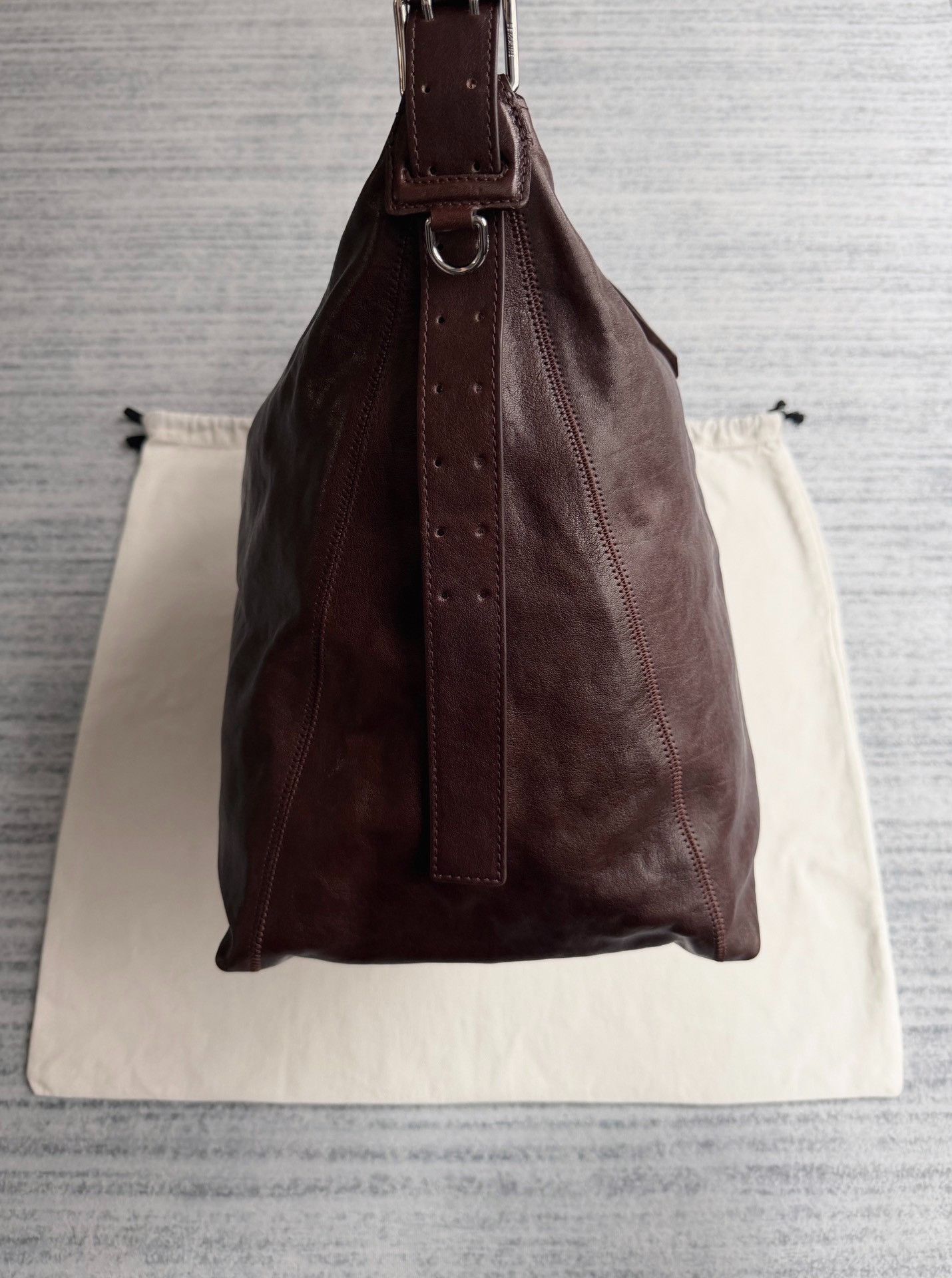 Lemaire Lemaire Belted Hobo Leather Tote. Size ONE SIZE - 5 Thumbnail