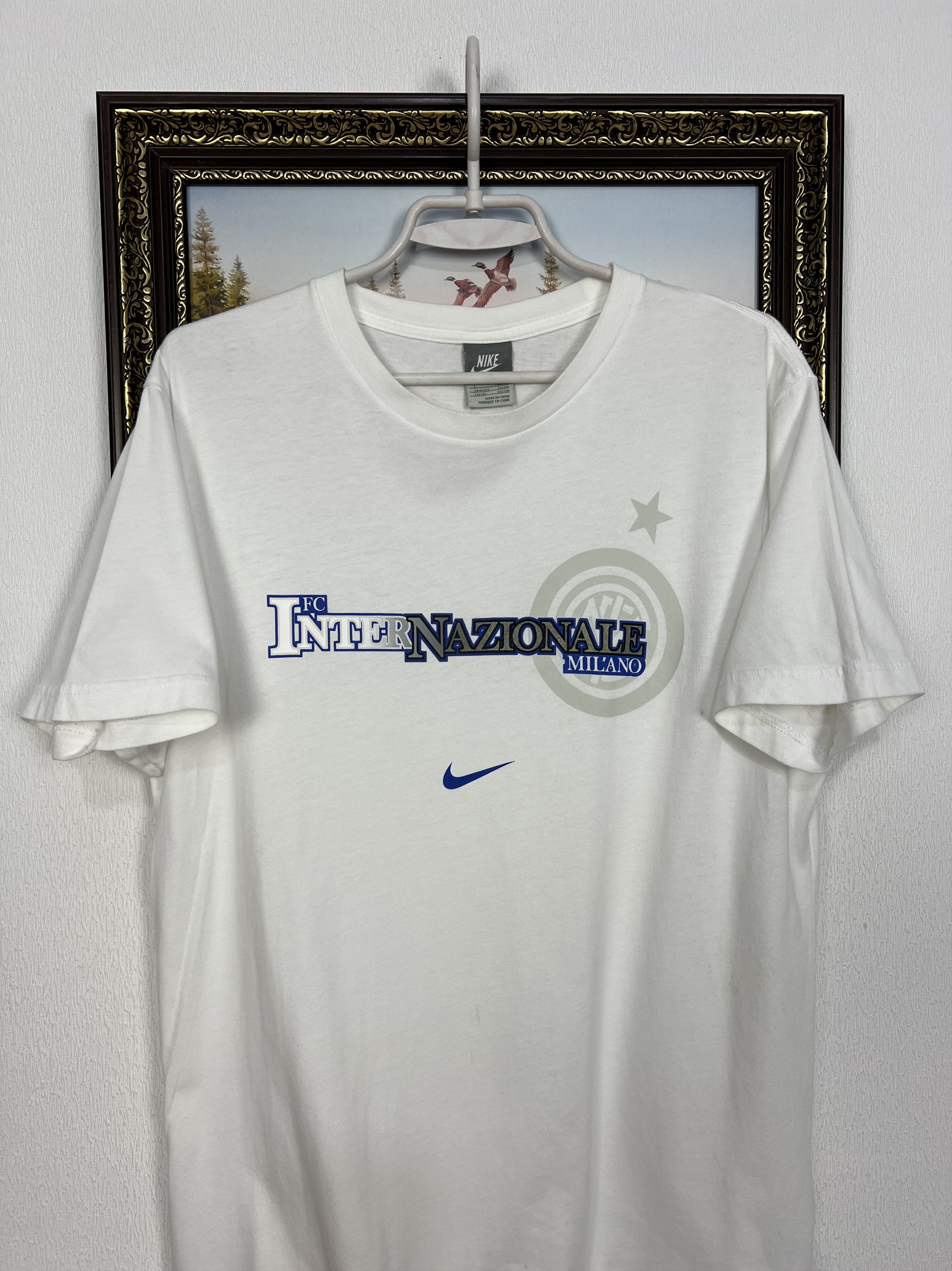 Nike Vintage Inter Milan Football Shirt Maglia Soccer Jersey Size US L / EU 52-54 / 3 - 2 Thumbnail
