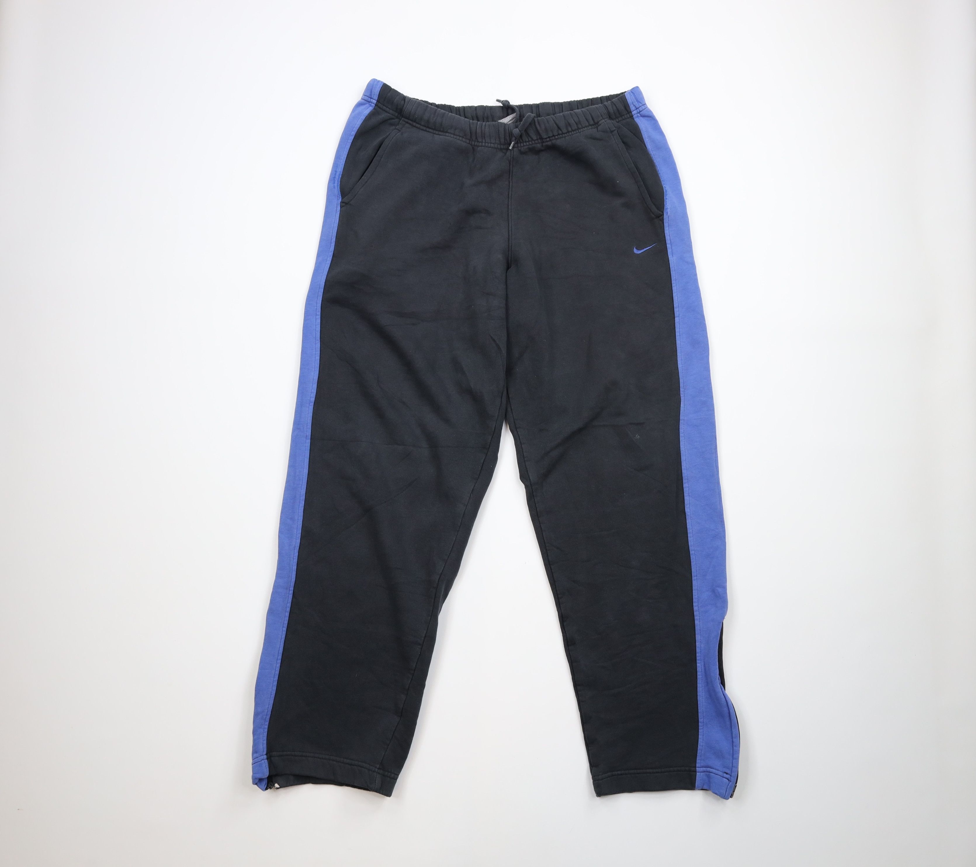 Nike × Vintage Vintage Nike Travis Scott Mini Swoosh Wide Leg Sweatpants Size US 36 / EU 52 - 1 Thumbnail