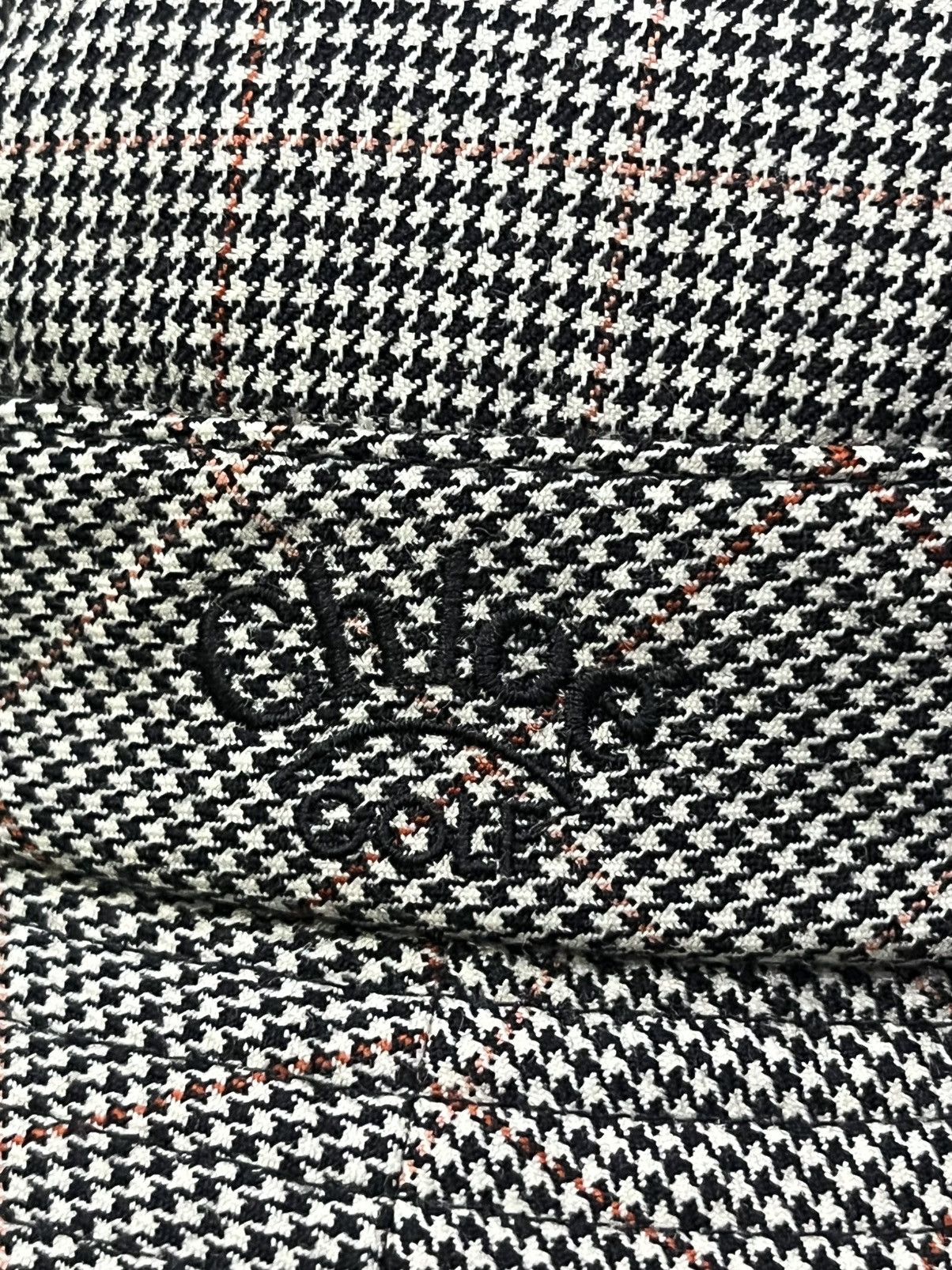 Chloe Vintage Chloé Golf Houndstooth Wool Hat Japan Made 58cm Size ONE SIZE - 2 Thumbnail