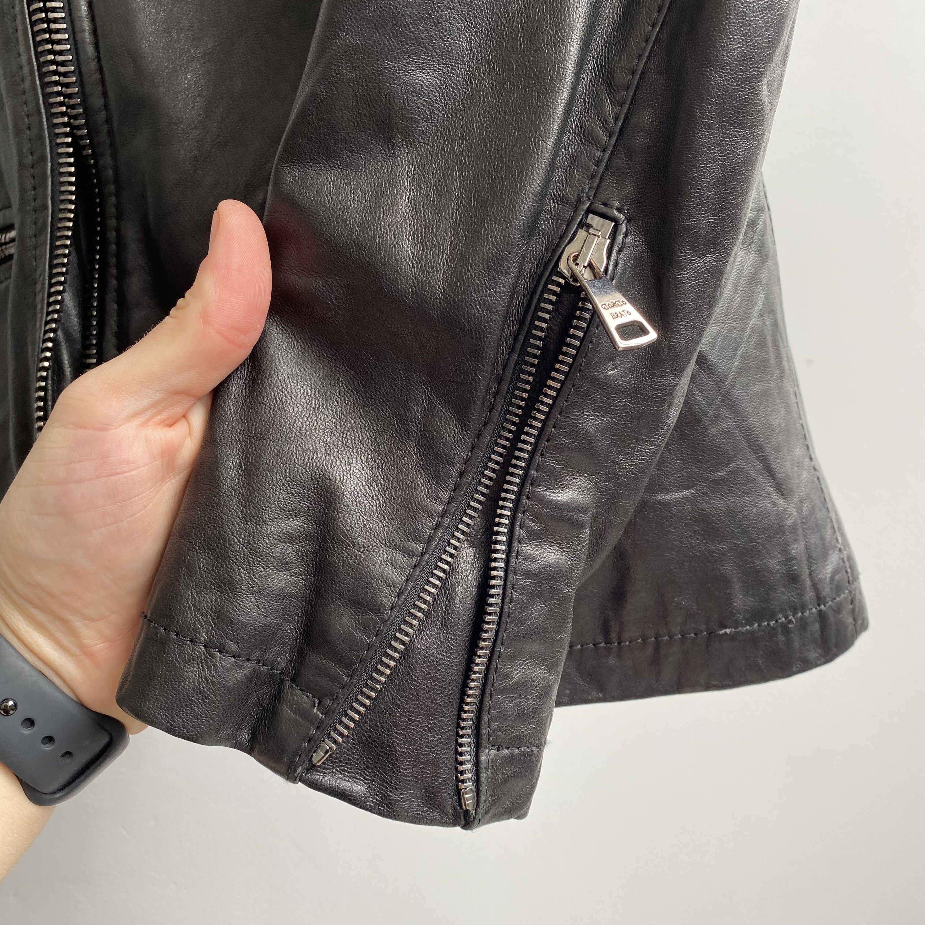 Archive Giorgio Brato Leather Bomber Jacket