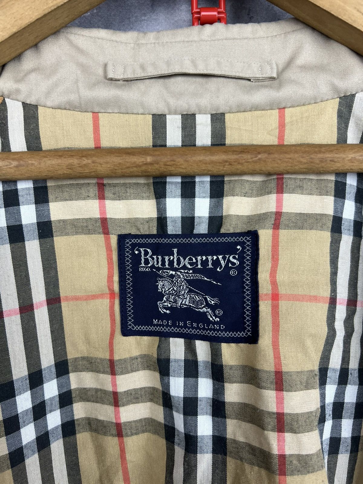 Burberry vintage burberrys nova check trench coat size 54 long Size US L / EU 52-54 / 3 - 9 Thumbnail