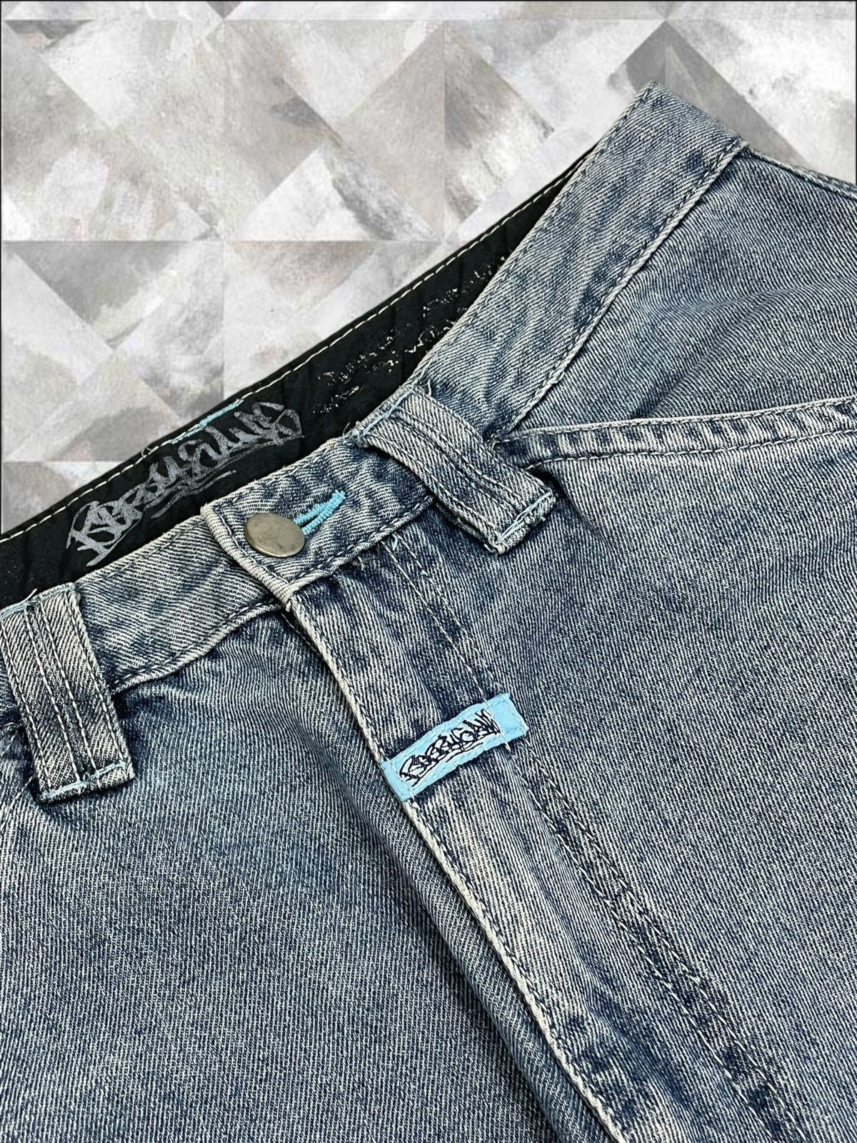 JNCO Vintage Rare 1990s Designer Bobby Gang Baggy Cargo Denim Size US 30 / EU 46 - 10 Thumbnail