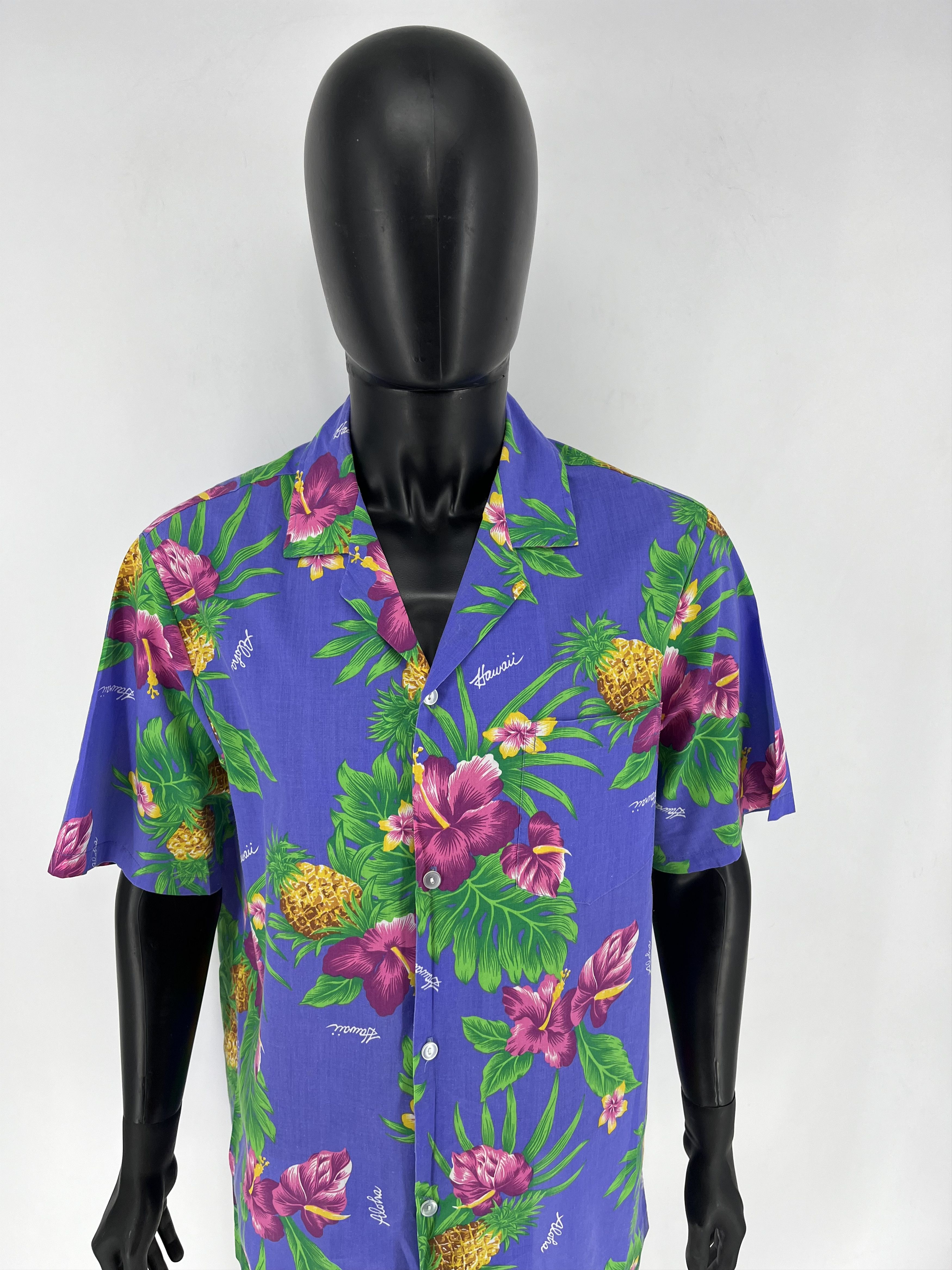 Vintage Vintage Y2K Art Streetwear Hawaiian Travis Scott style Size US XXL / EU 58 / 5 - 5 Thumbnail