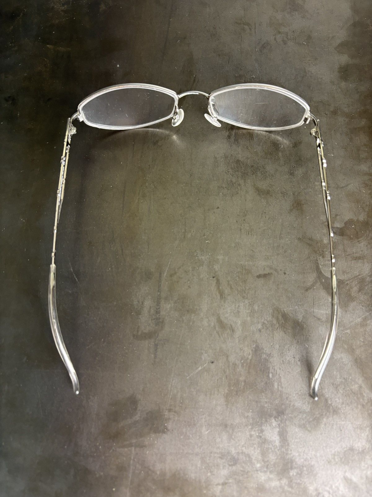 Vintage Christian Dior Glasses Metal Flower 3825 2000s 1990s