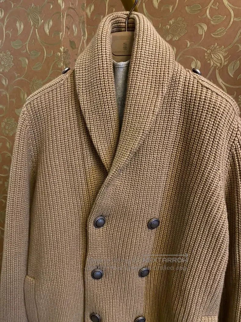 Brunello Cucinelli Brunello Cucinelli Cashmere, wool, and silk blended, Engli Size US M / EU 48-50 / 2 - 2 Thumbnail