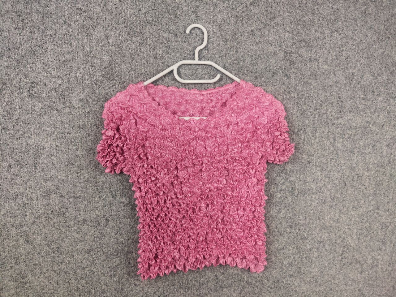 Japanese Brand Vintage Y2K Short Stretchy Top Issey Miyake Pleats Style Size M / US 6-8 / IT 42-44 - 8 Thumbnail