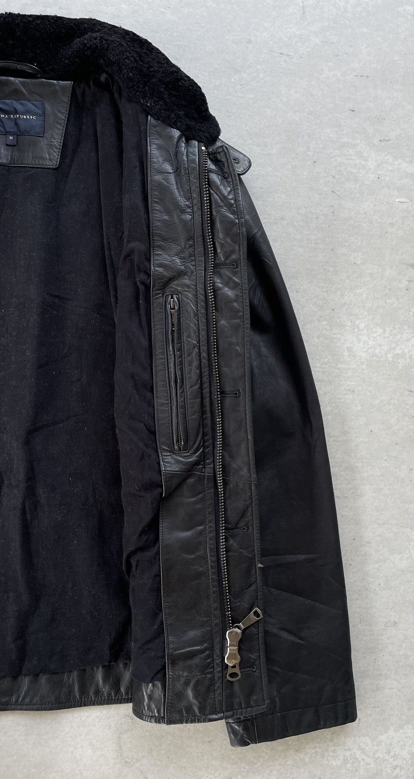 Banana Republic × Peter Do F/W 2010 BANANA REPUBLIC MEN'S GENUINE LEATHER JACKET Size US M / EU 48-50 / 2 - 10 Thumbnail