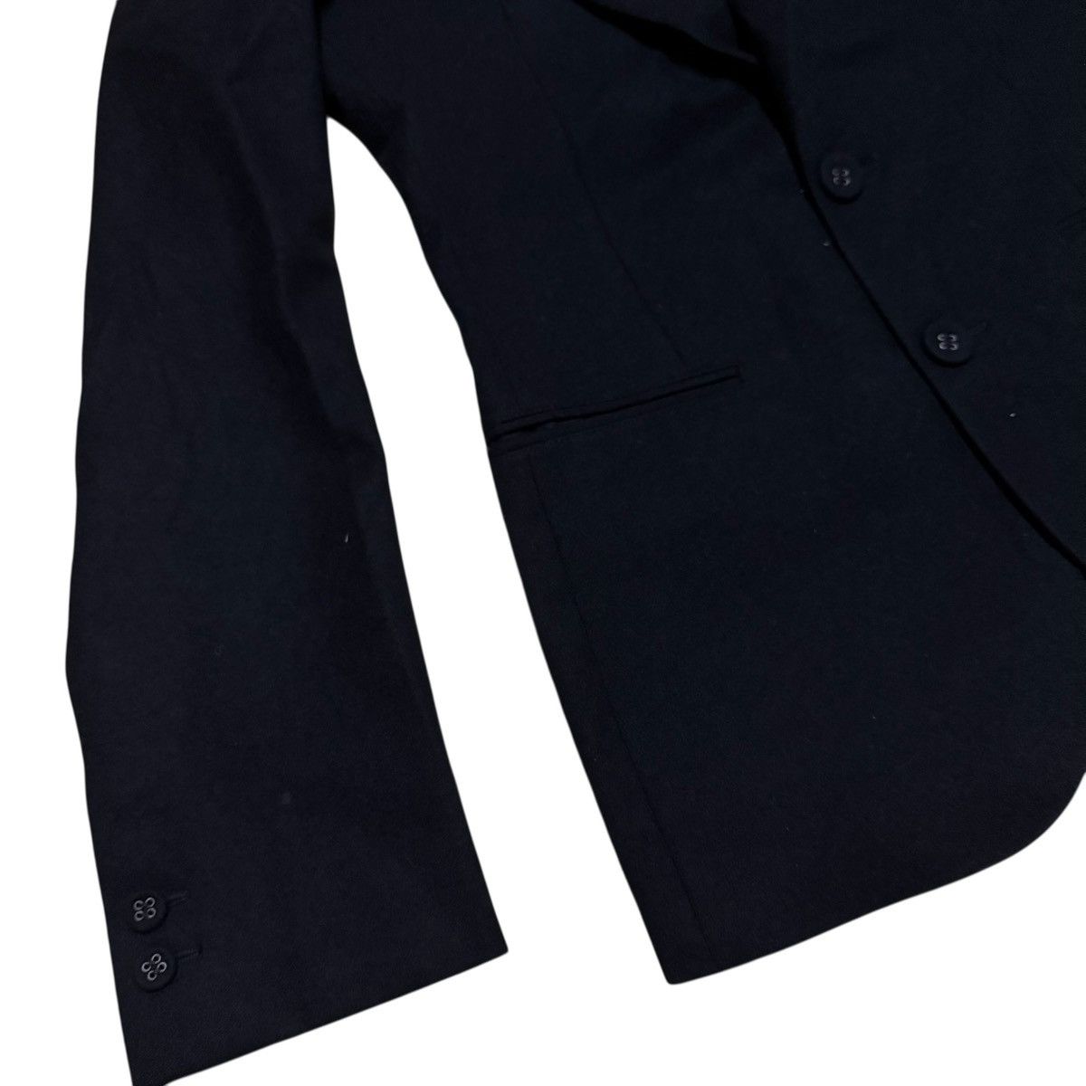Balenciaga Balenciaga Paris Black Minimalist Blazer Size 36R - 6 Thumbnail