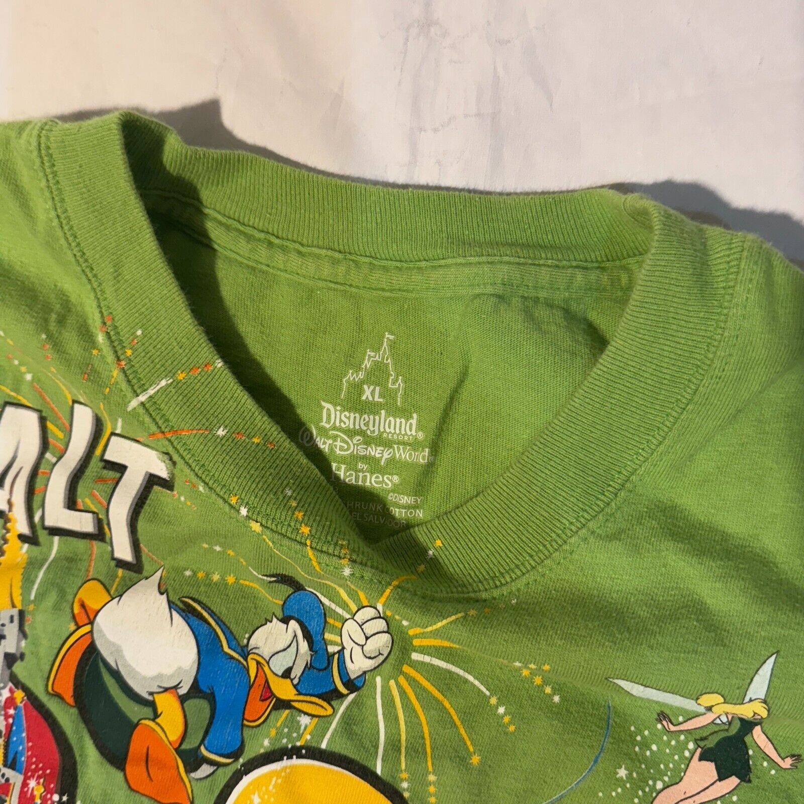 Disney Walt Disney World Mickey Mouse Wrap Around TShirt Green XL D Size US XL / EU 56 / 4 - 2 Thumbnail