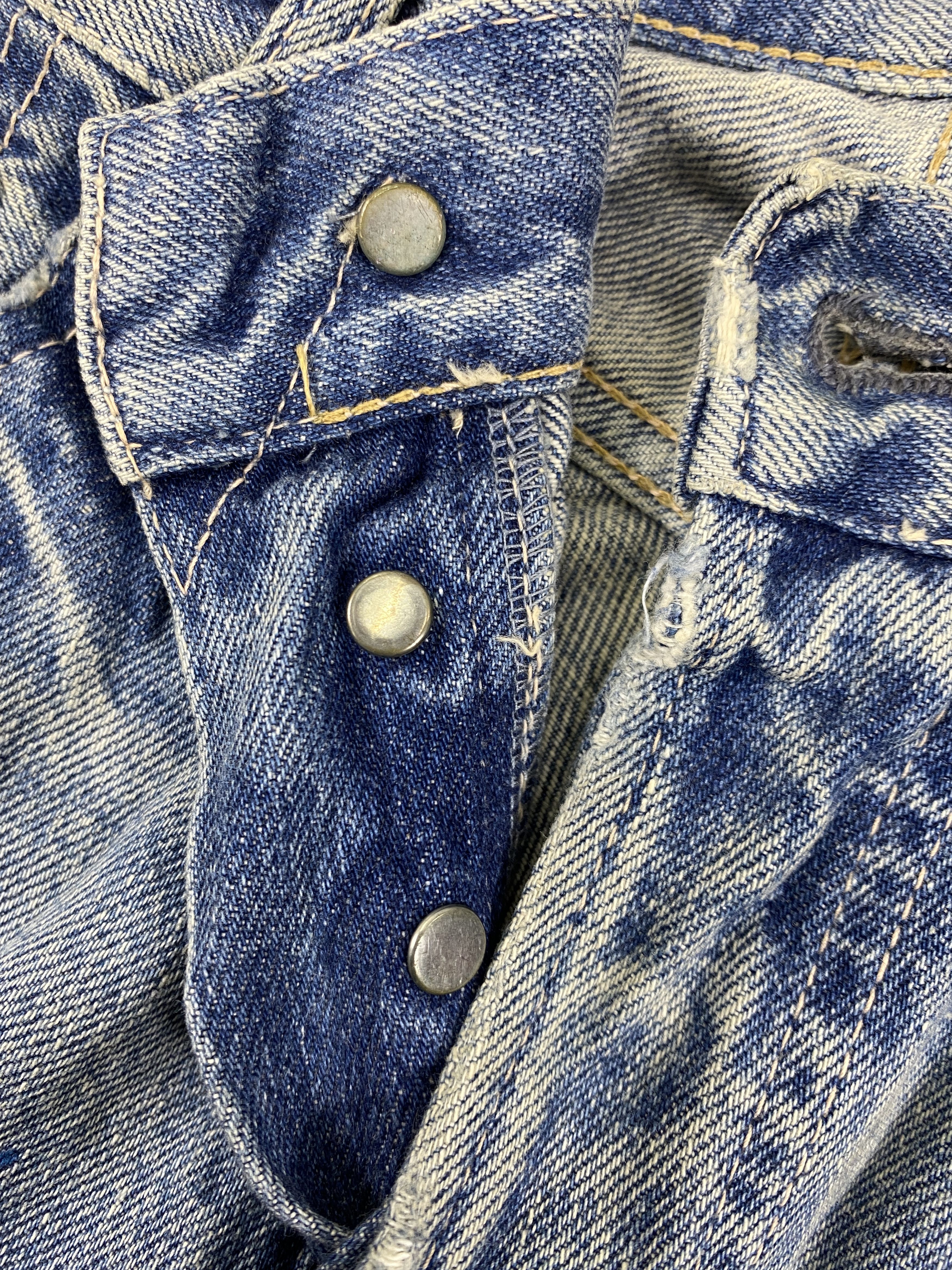 If Six Was Nine Vintage Painter Domingo Jeans 30x33 Denim- JN3604 Size US 30 / EU 46 - 7 Thumbnail