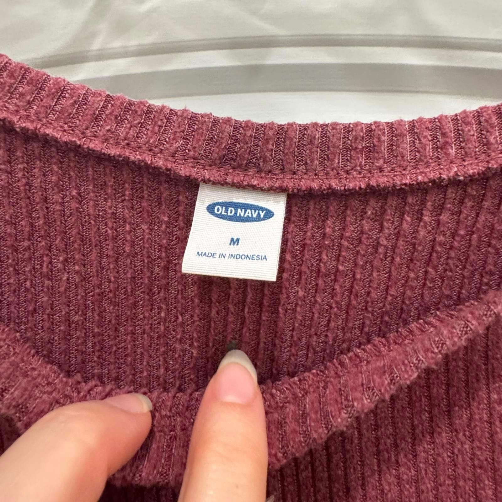 Old Navy Old Navy Women's Ribbed Knit Sweater -Medium Size M / US 6-8 / IT 42-44 - 2 Thumbnail