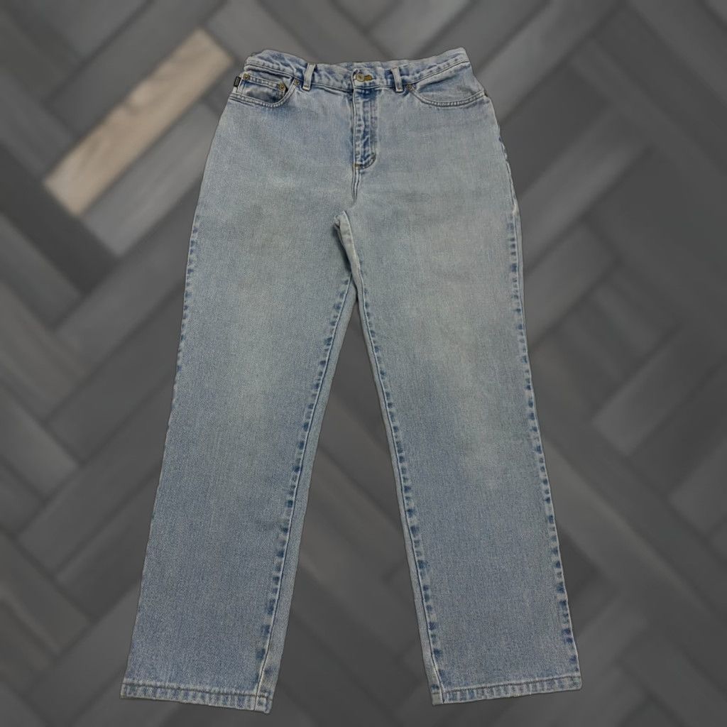 Ralph Lauren VINTAGE Lauren Ralph Lauren Jeans Womens High Rise 10 Blue Straight Size 24" / US 00 / IT 34 - 1 Thumbnail