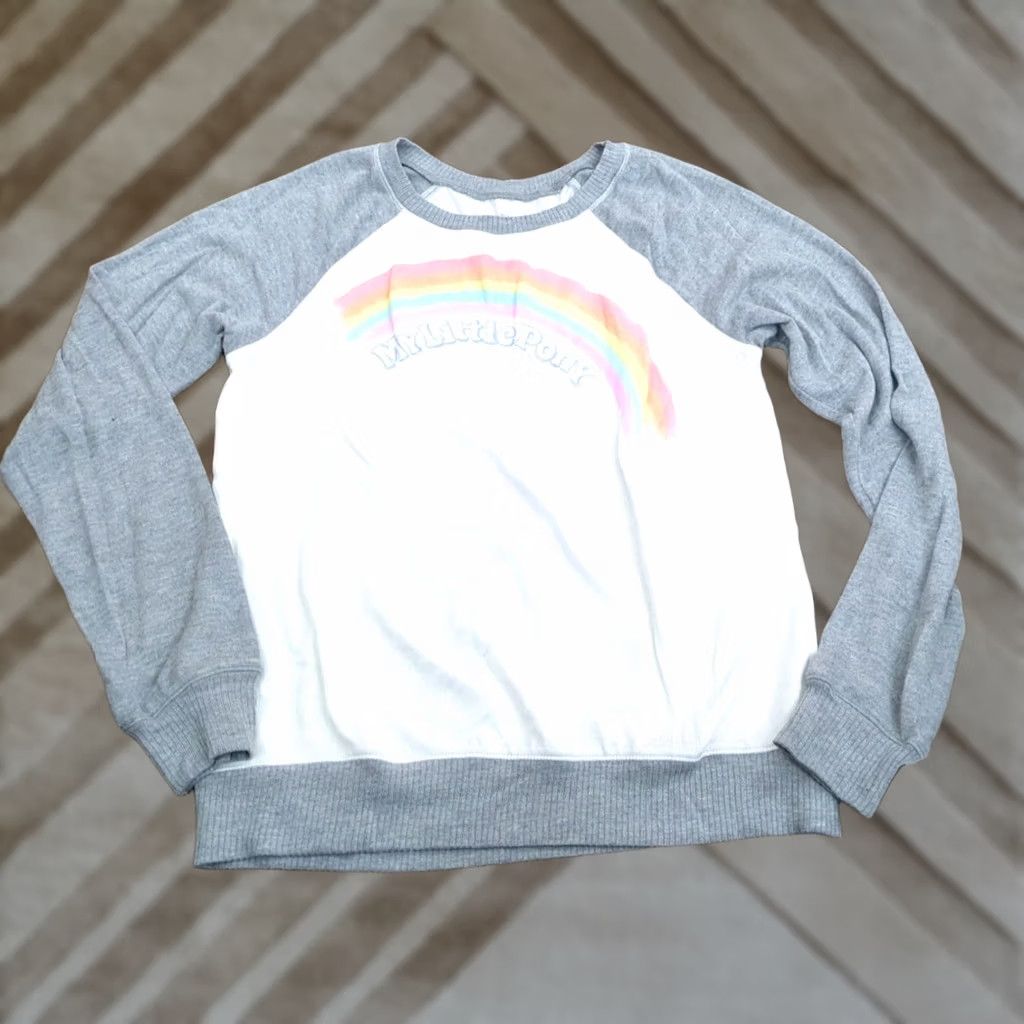 Vintage VINTAGE My Little Pony Retro 80s Style Knit Sweater Women S Gray Knit Pullover Long Sleeve Small Size Size S / US 4 / IT 40 - 1 Thumbnail