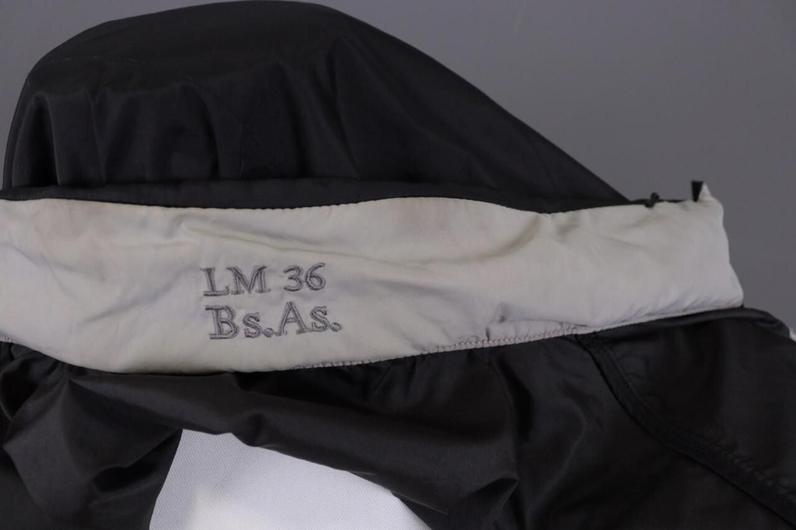 La Martina La Martina Argentina Black #3 Nylon Full Zip Bomber Jacket Size M / US 6-8 / IT 42-44 - 12 Thumbnail