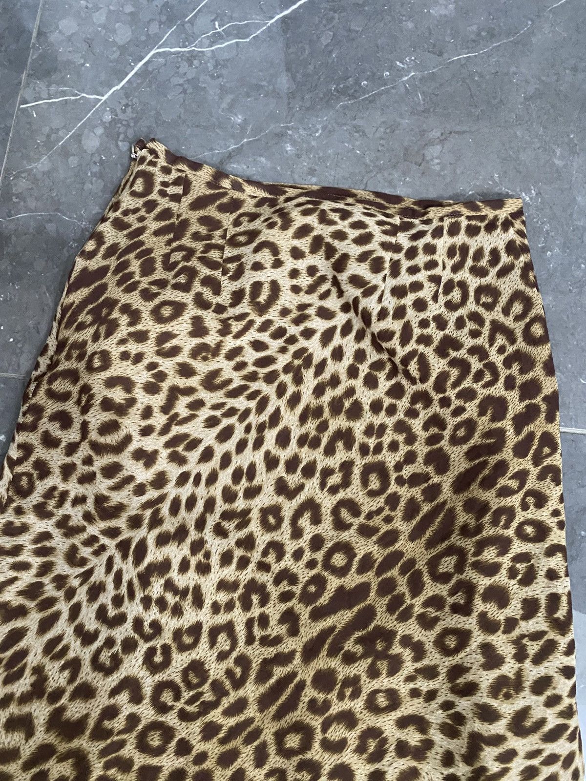 Yohji Yamamoto Mathaichi Japanese Skirt Leopard Avntgarde Yohji Issey Size 26" / US 2 / IT 38 - 2 Thumbnail