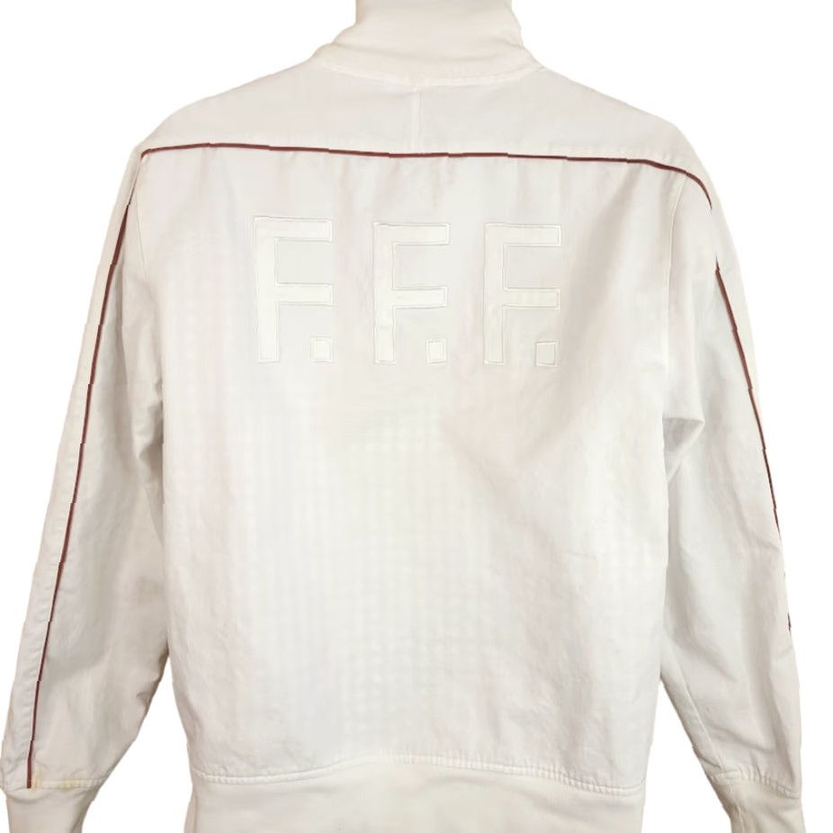 Nike Nike Track Jacket Mens Size Medium Soccer Futbal French Football Federation Track Jacket Nike Soccer Futbal Mens Medium White Size US M / EU 48-50 / 2 - 4 Thumbnail
