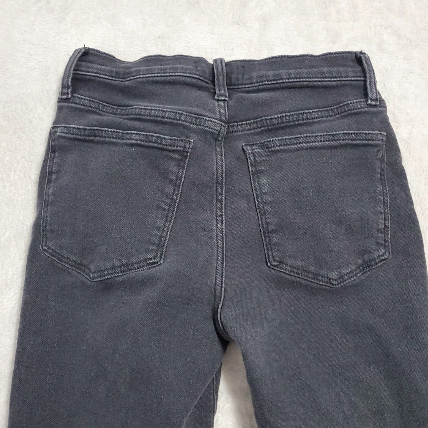 Madewell Madewell Jeans Women 27 Black Mid Rise Kick Out Bootcut Stretch Denim Size 27" / US 4 / IT 40 - 6 Thumbnail