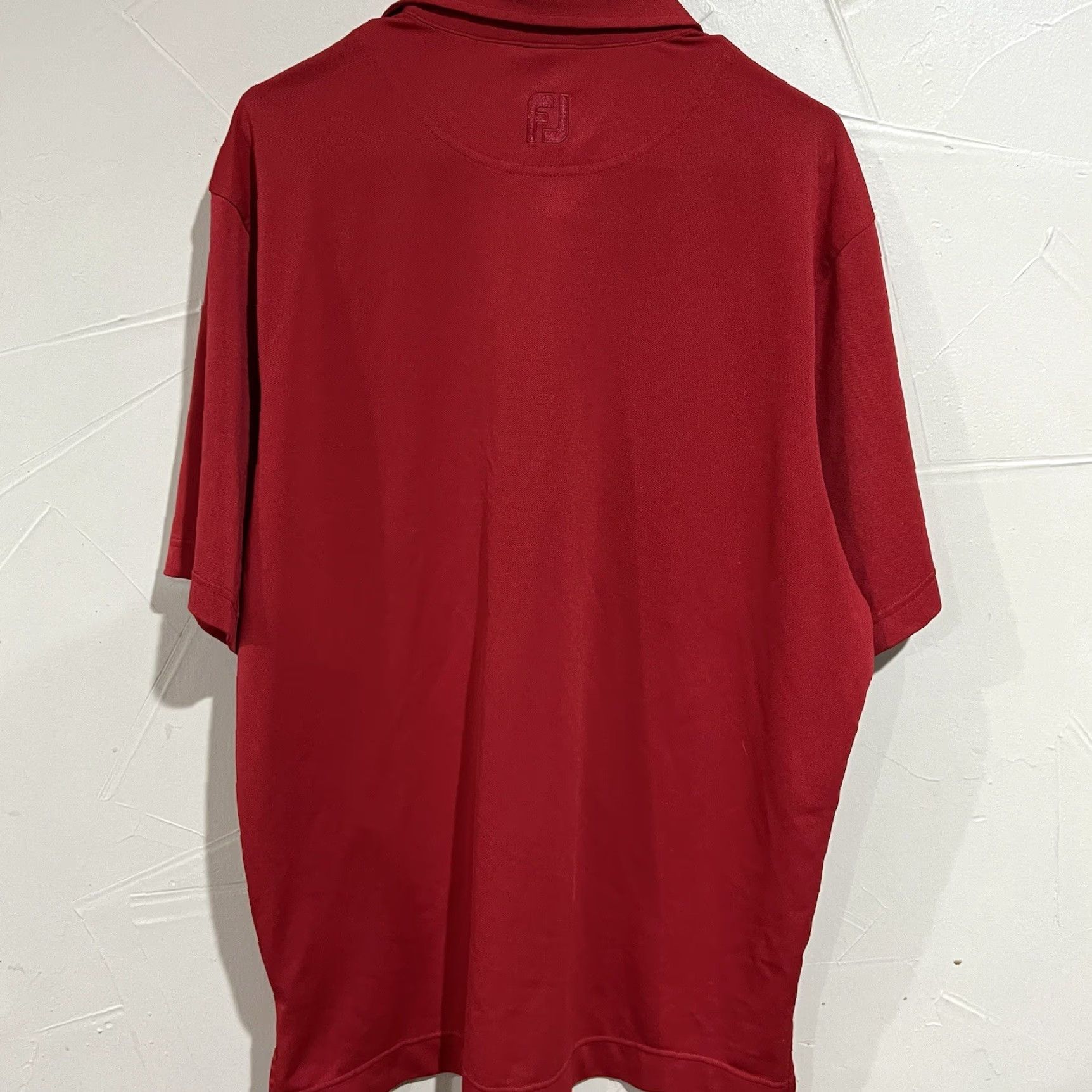 Footjoy Footjoy Men’s Polo Golf Polo Solid Red Men’s Size M Size US M / EU 48-50 / 2 - 6 Thumbnail