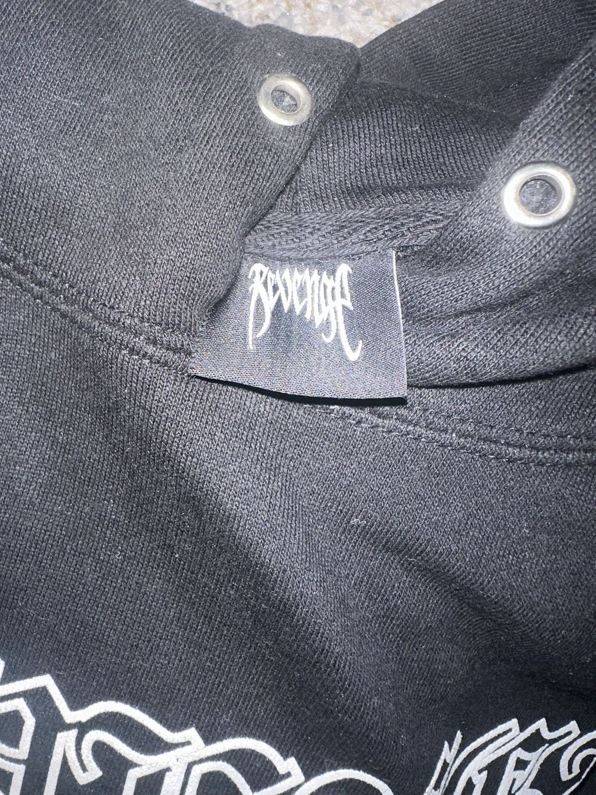 Revenge Revenge Black and White Reaper Hoodie Size US L / EU 52-54 / 3 - 5 Thumbnail
