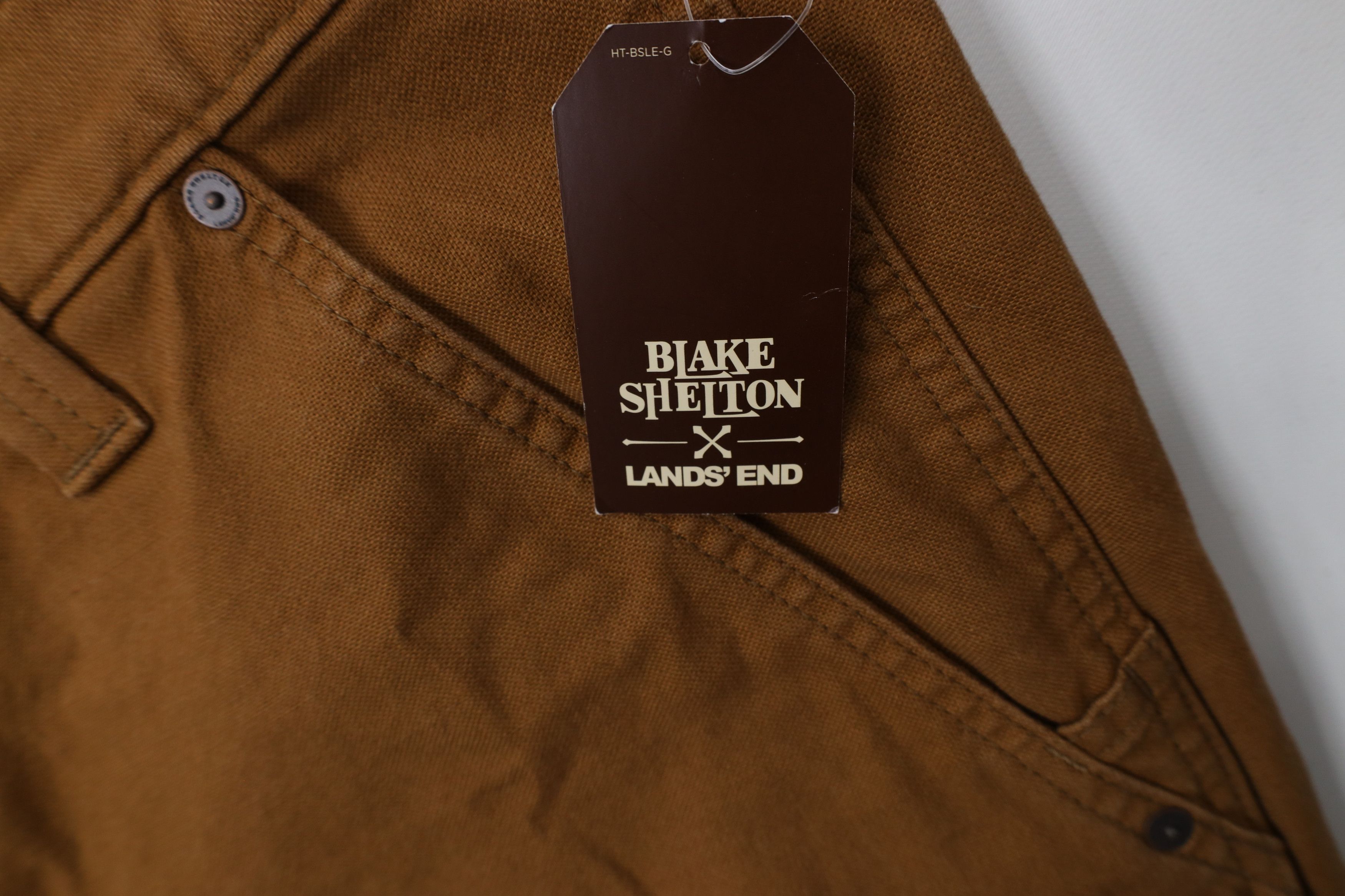 Lands' End × Vintage New Lands End x Blake Shelton Wide Leg Dungaree Pants Brown Size US 44 / EU 60 - 7 Thumbnail