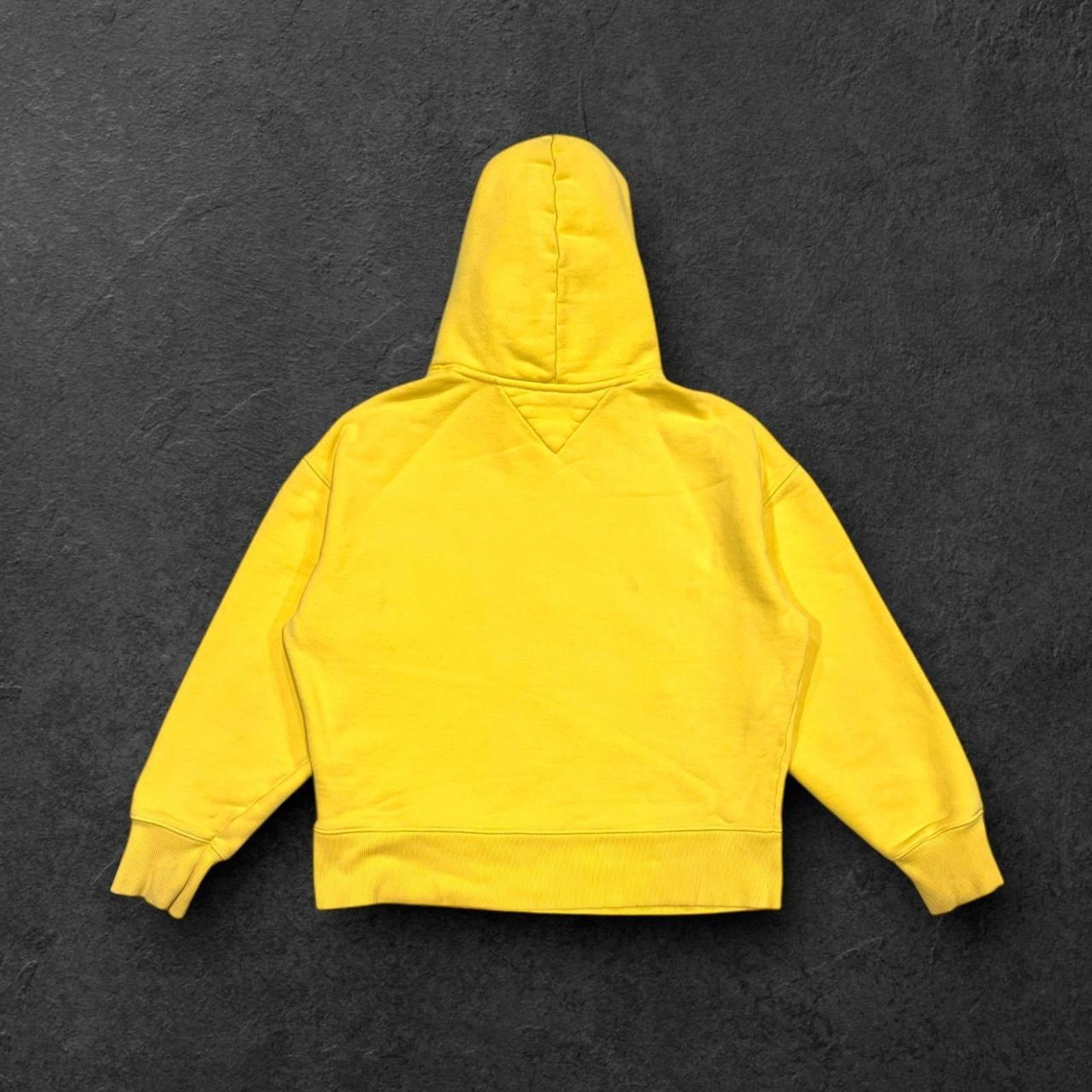 Tommy Hilfiger Tommy Jeans Vintage Yellow Hoodie w/ Logo Embroidery Size US M / EU 48-50 / 2 - 3 Thumbnail