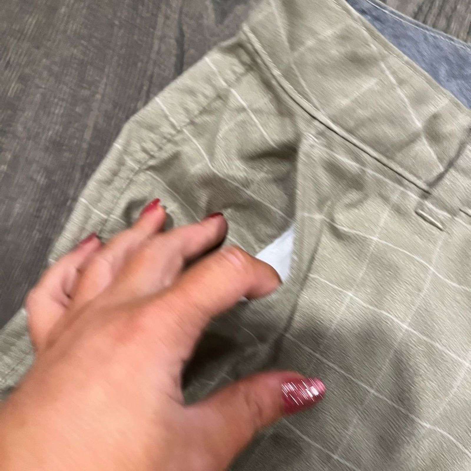 Vintage O'Neil Tan White Windowpane Plaid Shorts Size 36 Size US 36 / EU 52 - 3 Thumbnail