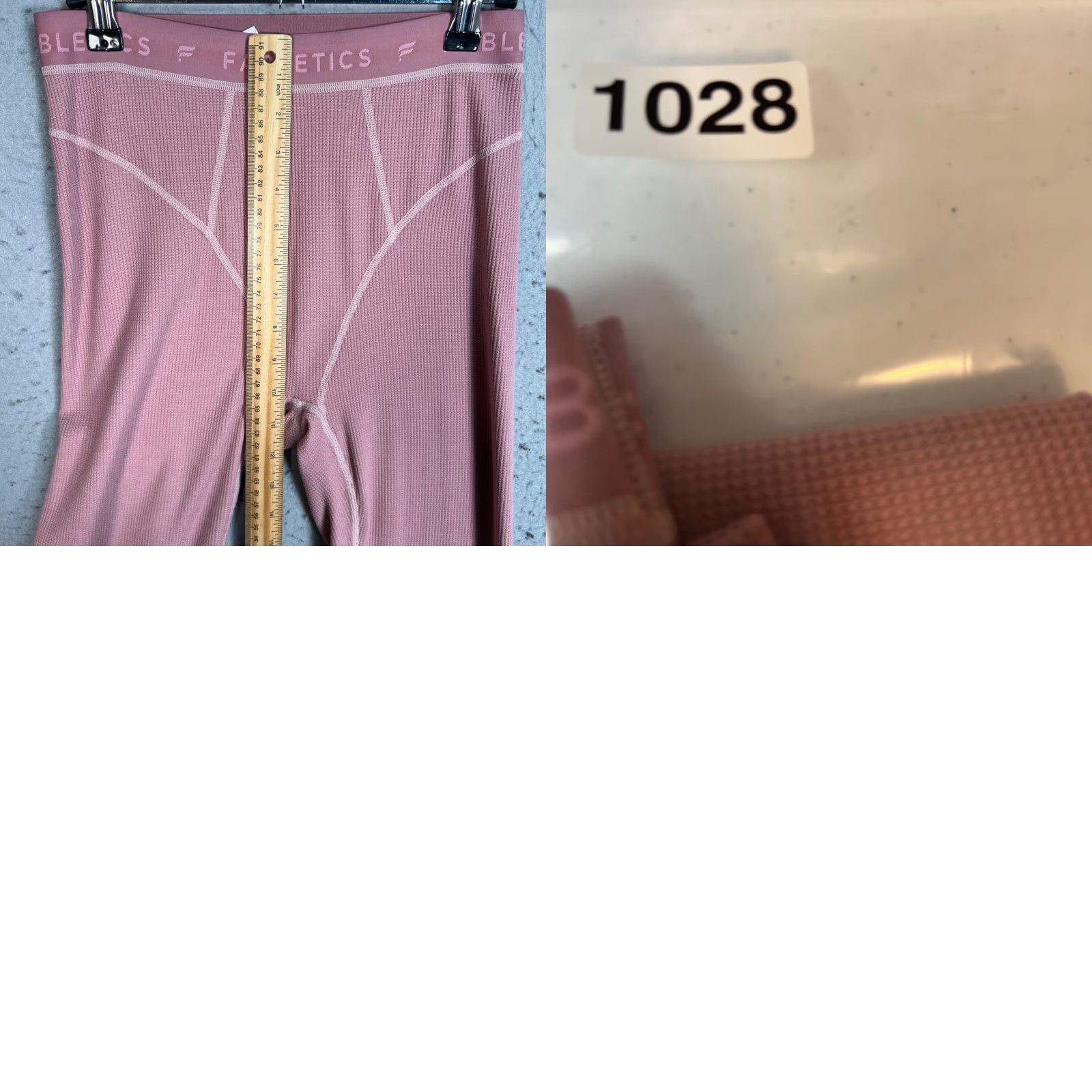Fabletics Fabletics Leggings Women Size Small Dusty Rose Thermal Base Layer Compression Womens Size 28" / US 6 / IT 42 - 8 Thumbnail