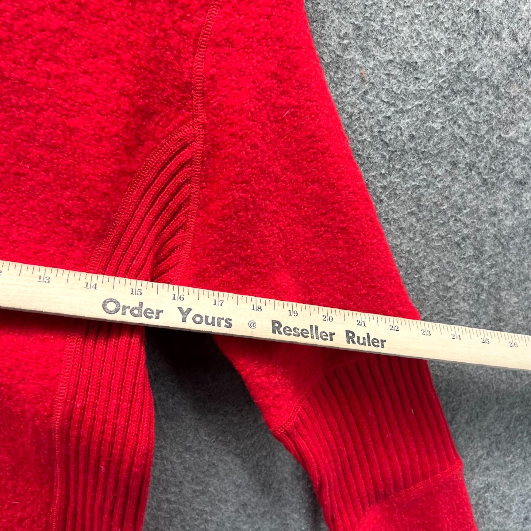 Barker Marker Sweater Full Zip Women Medium Red Wool Knit Jacket Long Sleeve Casual Winter Fall Mens Womens Girls Boys Size M / US 6-8 / IT 42-44 - 3 Thumbnail