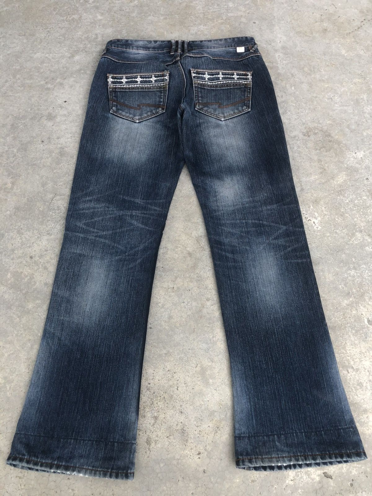 If Six Was Nine Hideway Nicole Flared Jeans Navajo Style Size US 32 / EU 48 - 2 Thumbnail