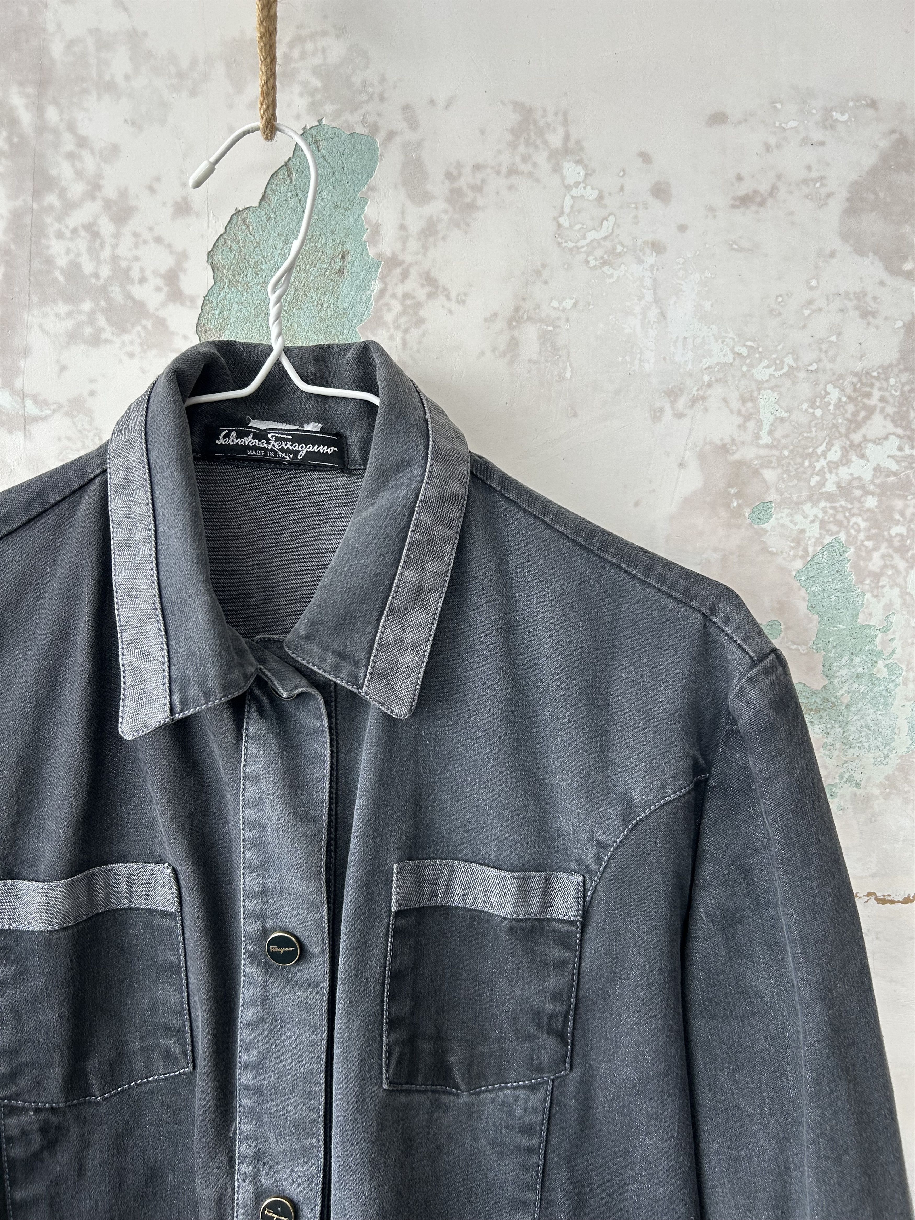 Salvatore Ferragamo Salvatore Ferragamo Designer jeans Jacket Made In Italy Size M / US 6-8 / IT 42-44 - 3 Thumbnail