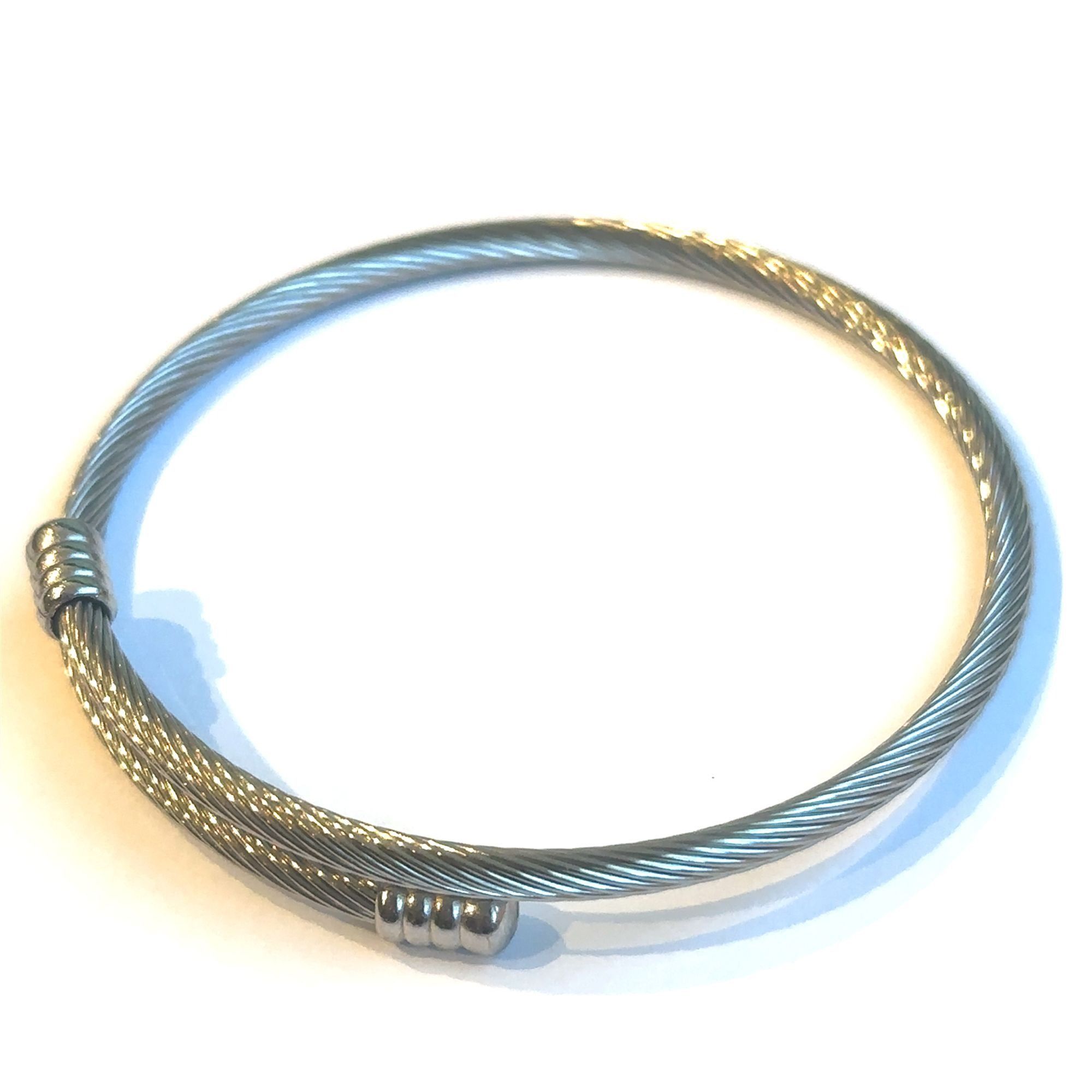 Other Titanium Steel Cable Bracelet For Men Size ONE SIZE - 1 Thumbnail
