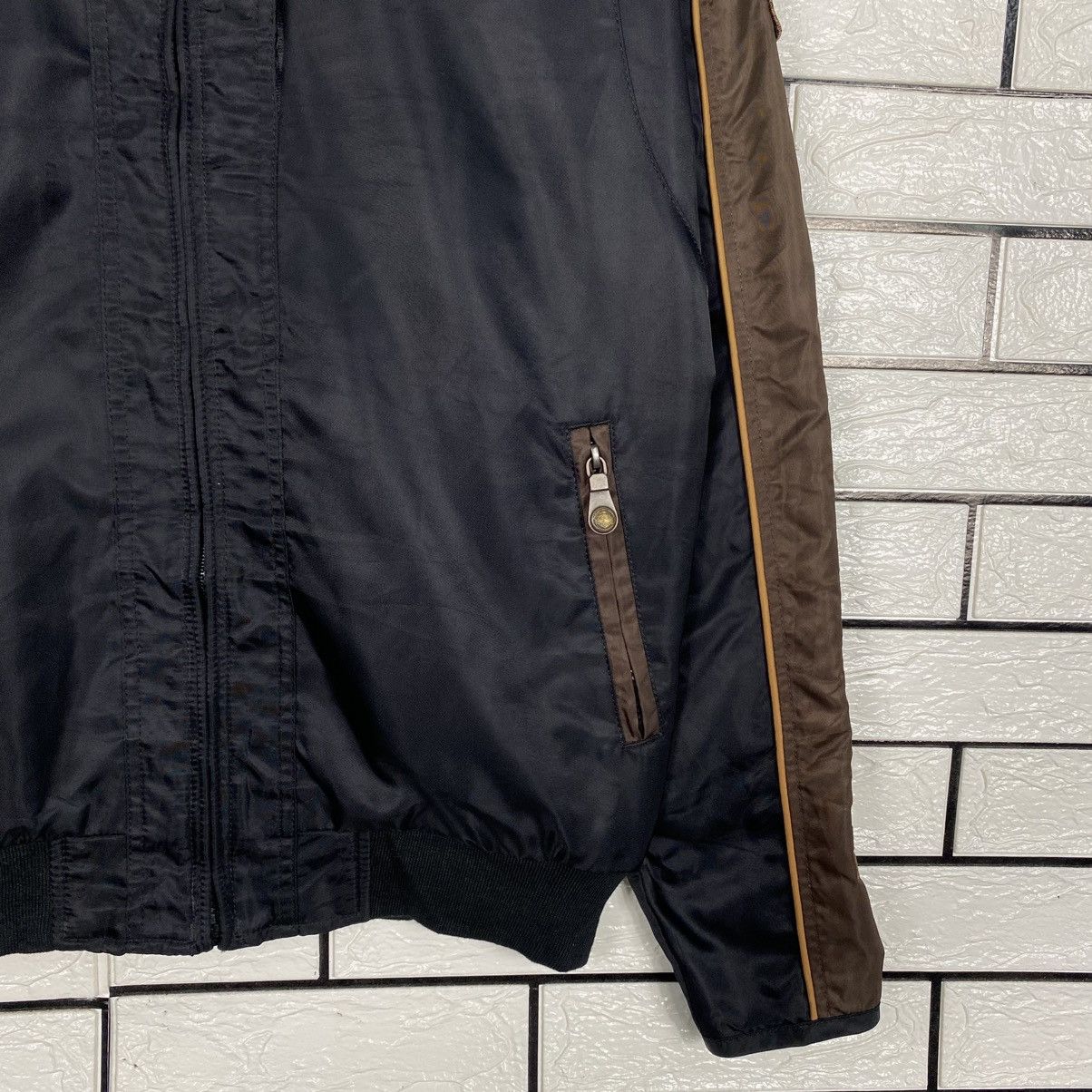 Harley Davidson 📌Vintage Biker Jacket Harley Davidson Spell Out Big Logo Size US S / EU 44-46 / 1 - 6 Thumbnail