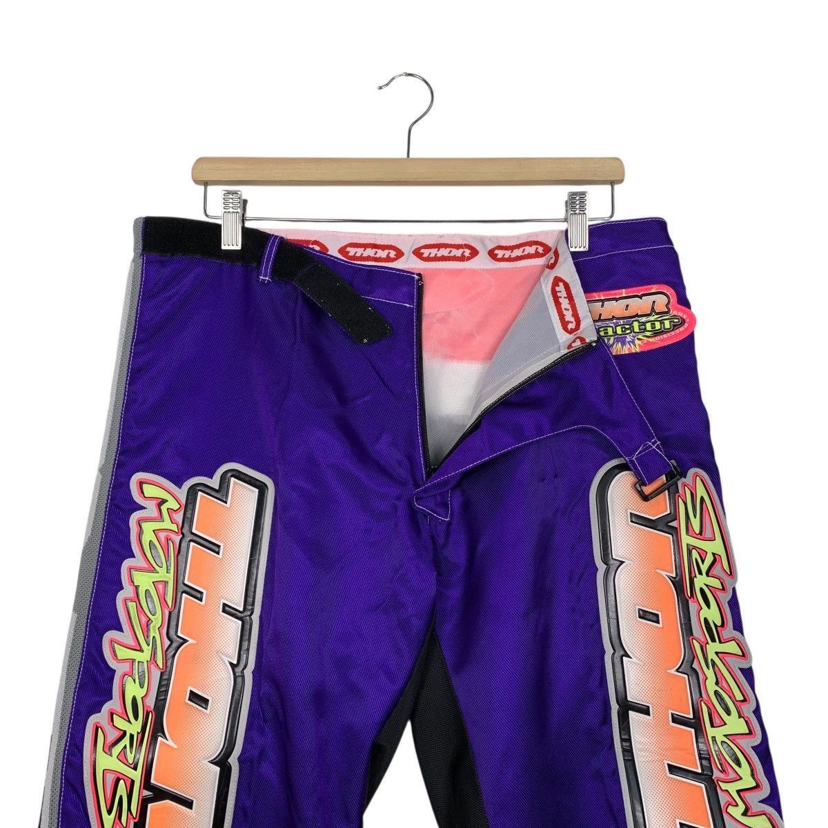 Other Vintage 90s Thor Reactor Motorcross Racing Pants Size US 34 / EU 50 - 11 Thumbnail