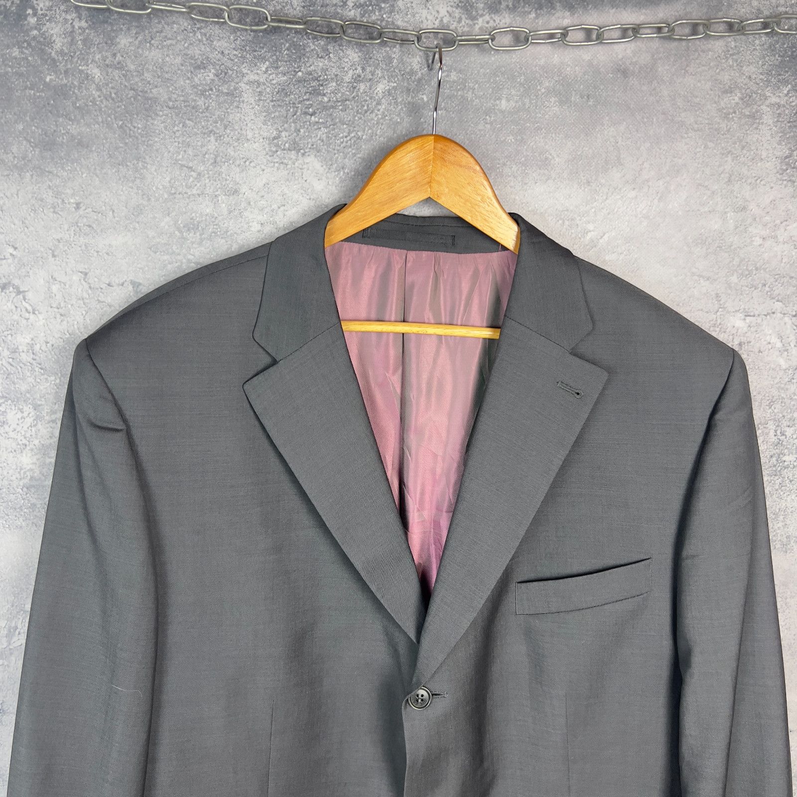 Balmain Balmain Blazer Men's Size 60 Gray Long Sleeve` Size 54L - 2 Thumbnail