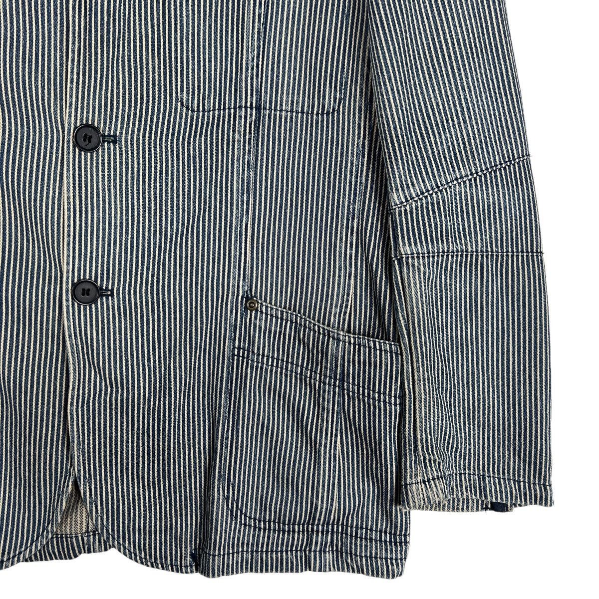 Japanese Brand 🔥 BAFFY HIKORY STRIPE CHORE JACKET Size US M / EU 48-50 / 2 - 5 Thumbnail