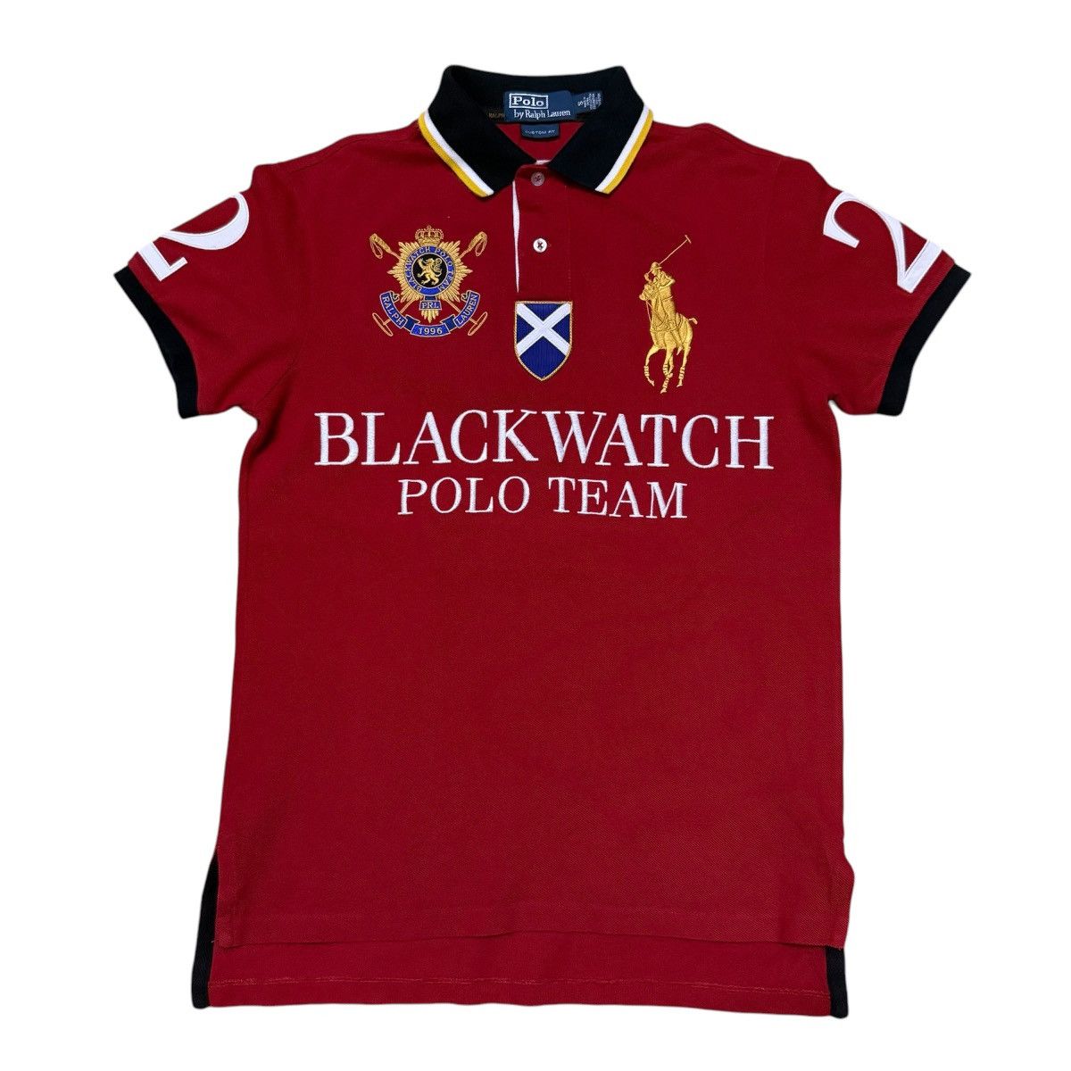 Polo Ralph Lauren Polo Ralph Lauren Black Watch Big Logo Polo Shirt Size US S / EU 44-46 / 1 - 1 Thumbnail