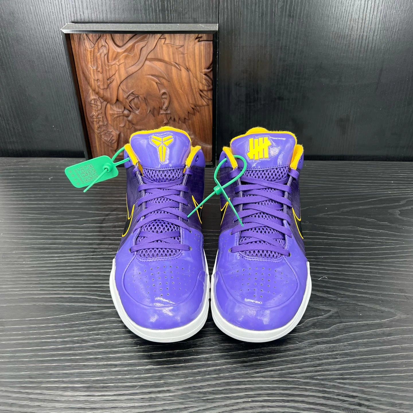 Nike Nike ZK4 Lakers Purple & Gold Basketball Shoes Size 44 Size US 11 / EU 44 - 4 Thumbnail
