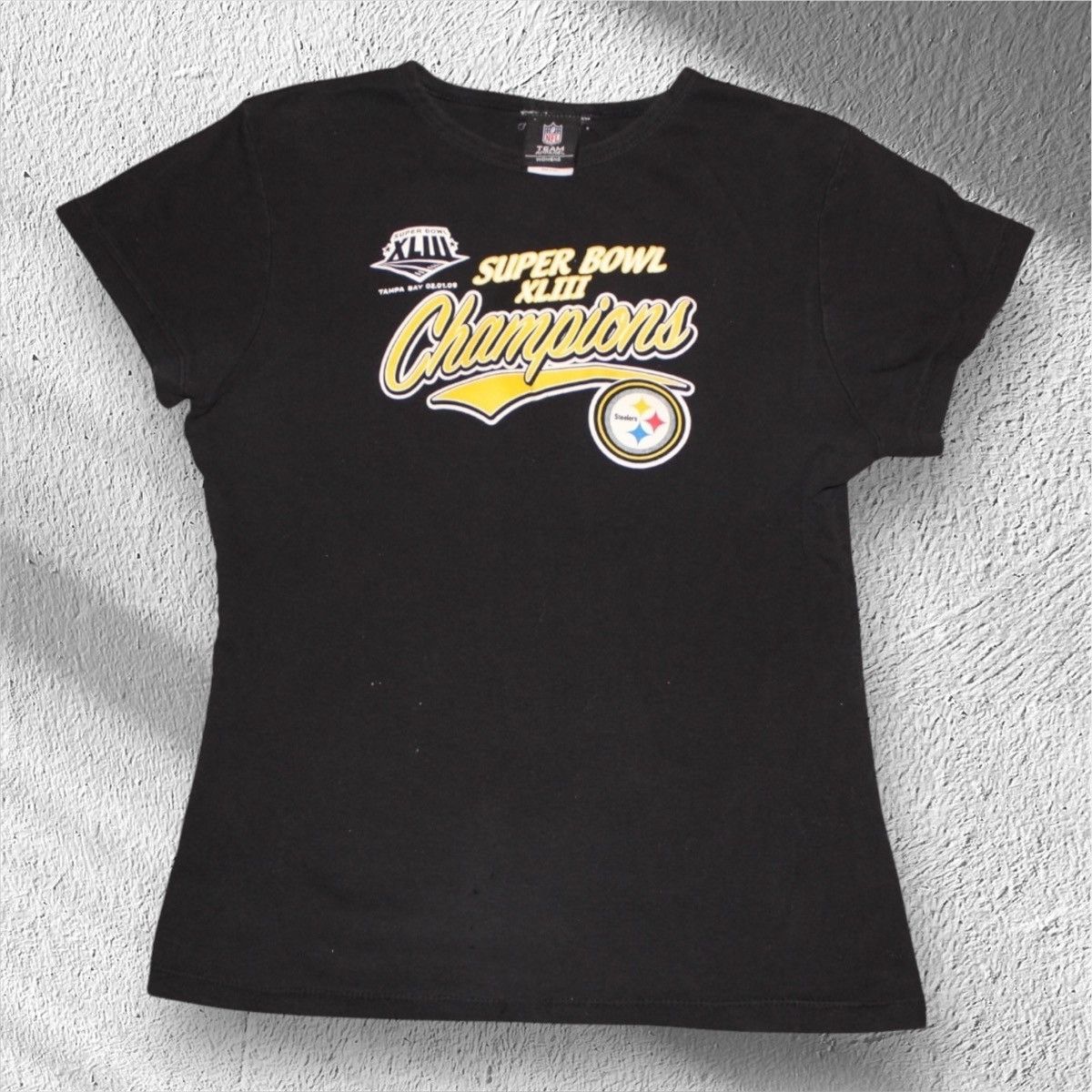 Vintage Vintage Pittsburgh Steelers Super Bowl XLIII Women’s T-Shirt Size XL / US 12-14 / IT 48-50 - 1 Thumbnail