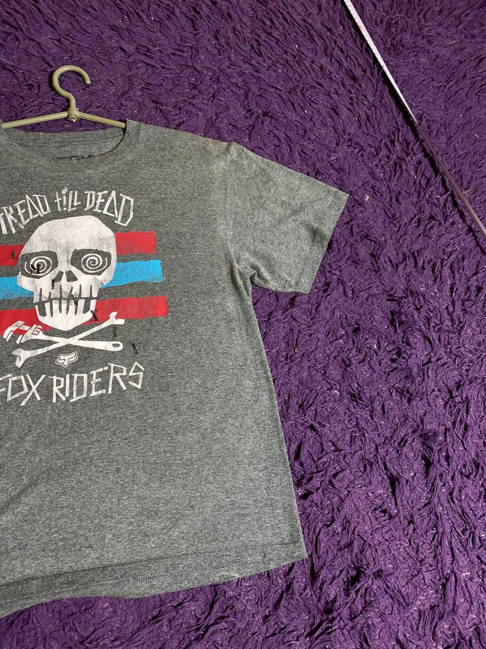 Fox Racing × Vintage Crazy vintage y2k fox racing skater grunge goth t-shirt Size US XL / EU 56 / 4 - 5 Thumbnail