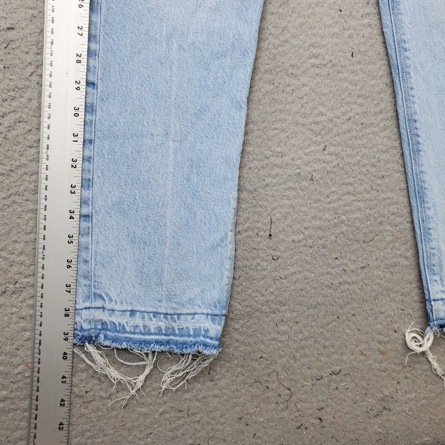American Eagle Outfitters American Eagle Outfitters Jeans Womens 2 Blue Denim Straight 5-Pocket High Rise Inseam 29.75" XS? Size 26" / US 2 / IT 38 - 3 Thumbnail