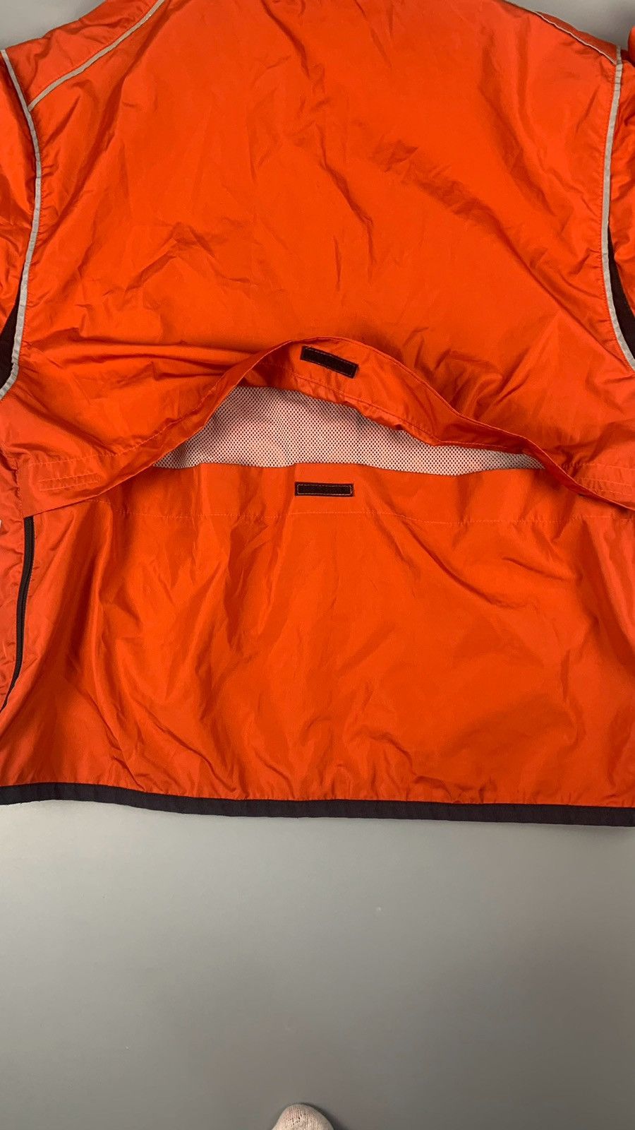 Nike × Vintage Nike vintage track jacket orange swoosh Size US L / EU 52-54 / 3 - 9 Thumbnail