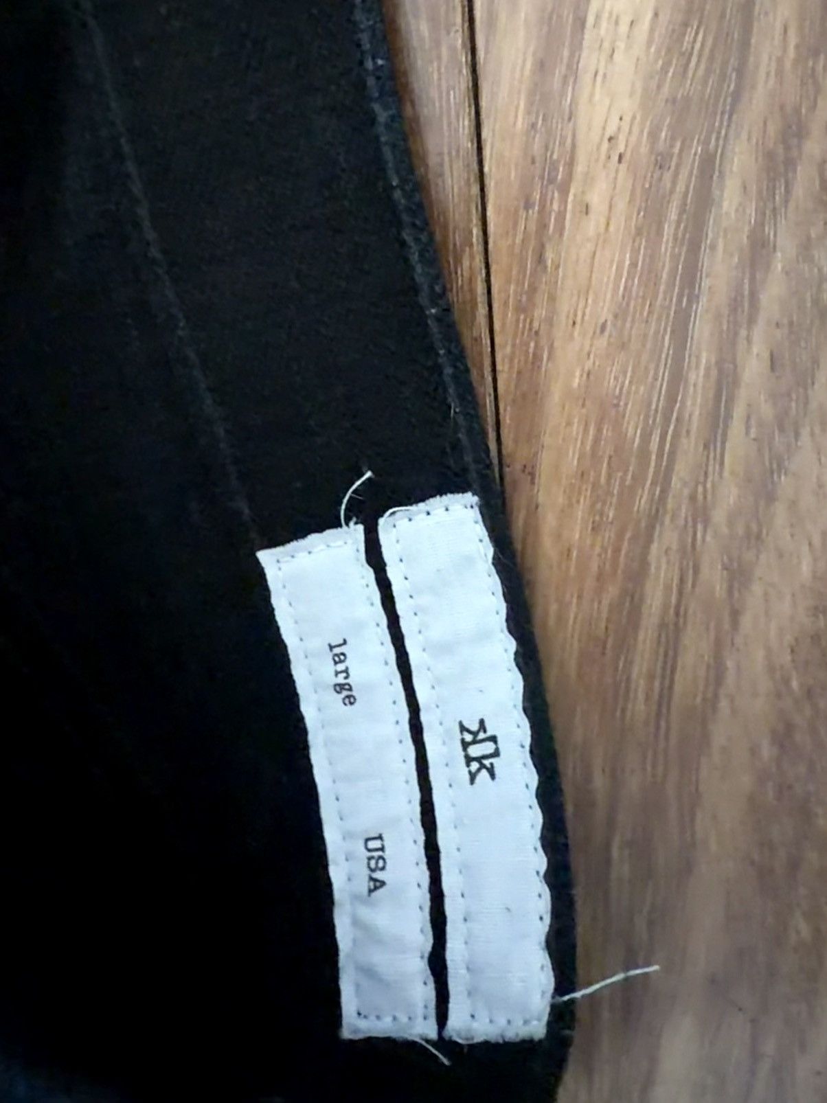 K-Two Studios 18oz Heavy Denim Loose “jet black” Size US 33 - 5 Thumbnail