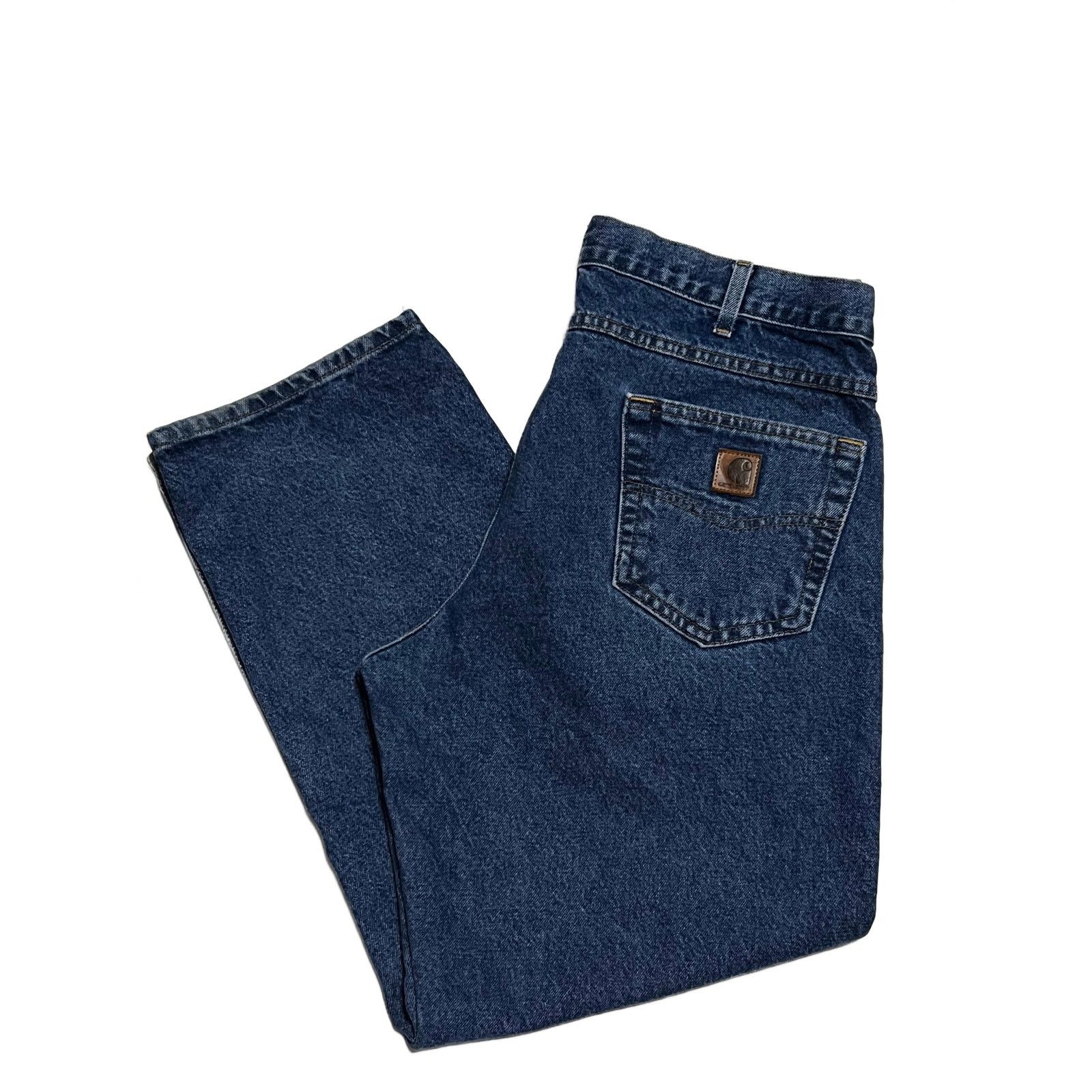 Carhartt Carhartt Men's Relaxed Fit B160DST Denim Jeans Size 38x30 Size US 38 / EU 54 - 1 Thumbnail