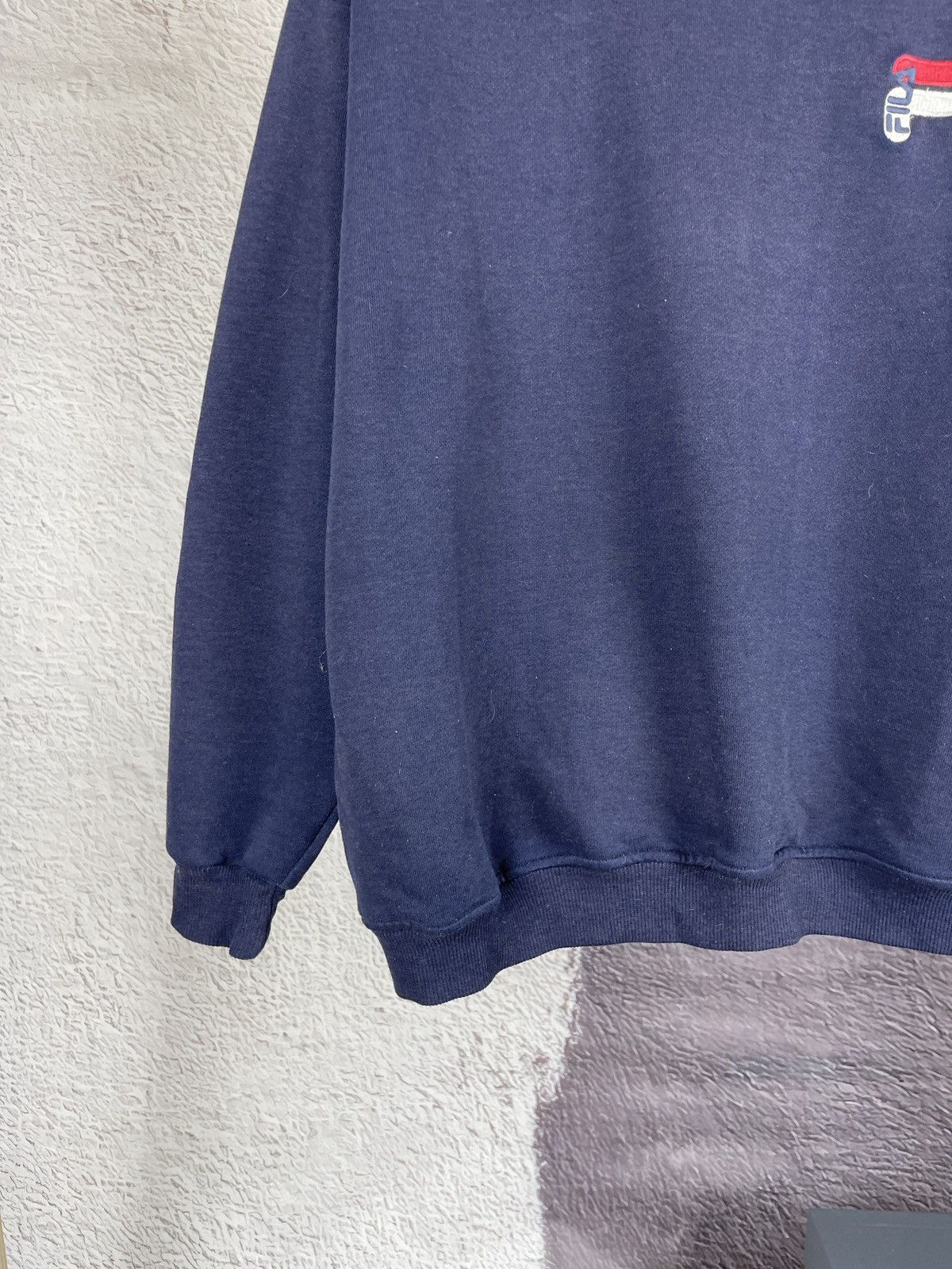 Fila Fila vintage faded small logo sweatshirt Size US XL / EU 56 / 4 - 6 Thumbnail