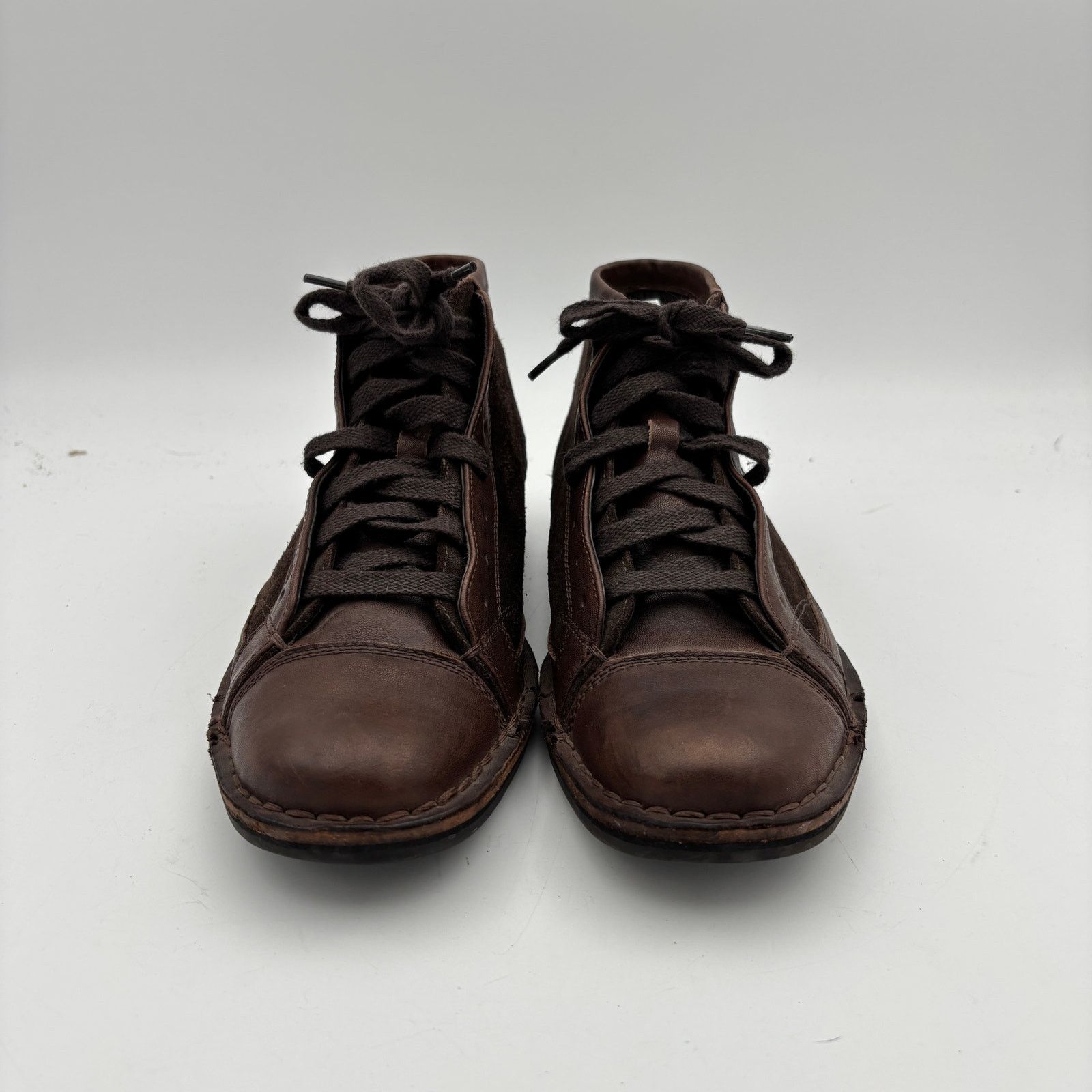 John Varvatos John Varvatos Cap Toe Chukka Boots Men's 8 Leather Suede Size US 8 / EU 41 - 2 Thumbnail