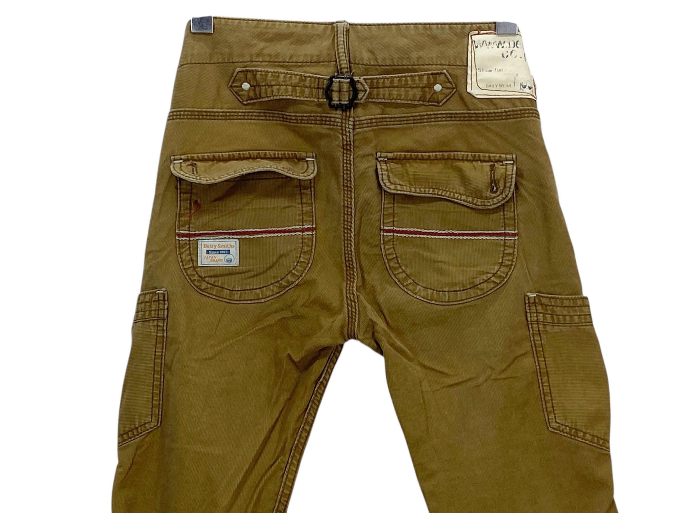 Japanese Brand Betty Smith Carpenter Workwear Hickory Dungarees Size 25" / US 0 / IT 36 - 8 Thumbnail