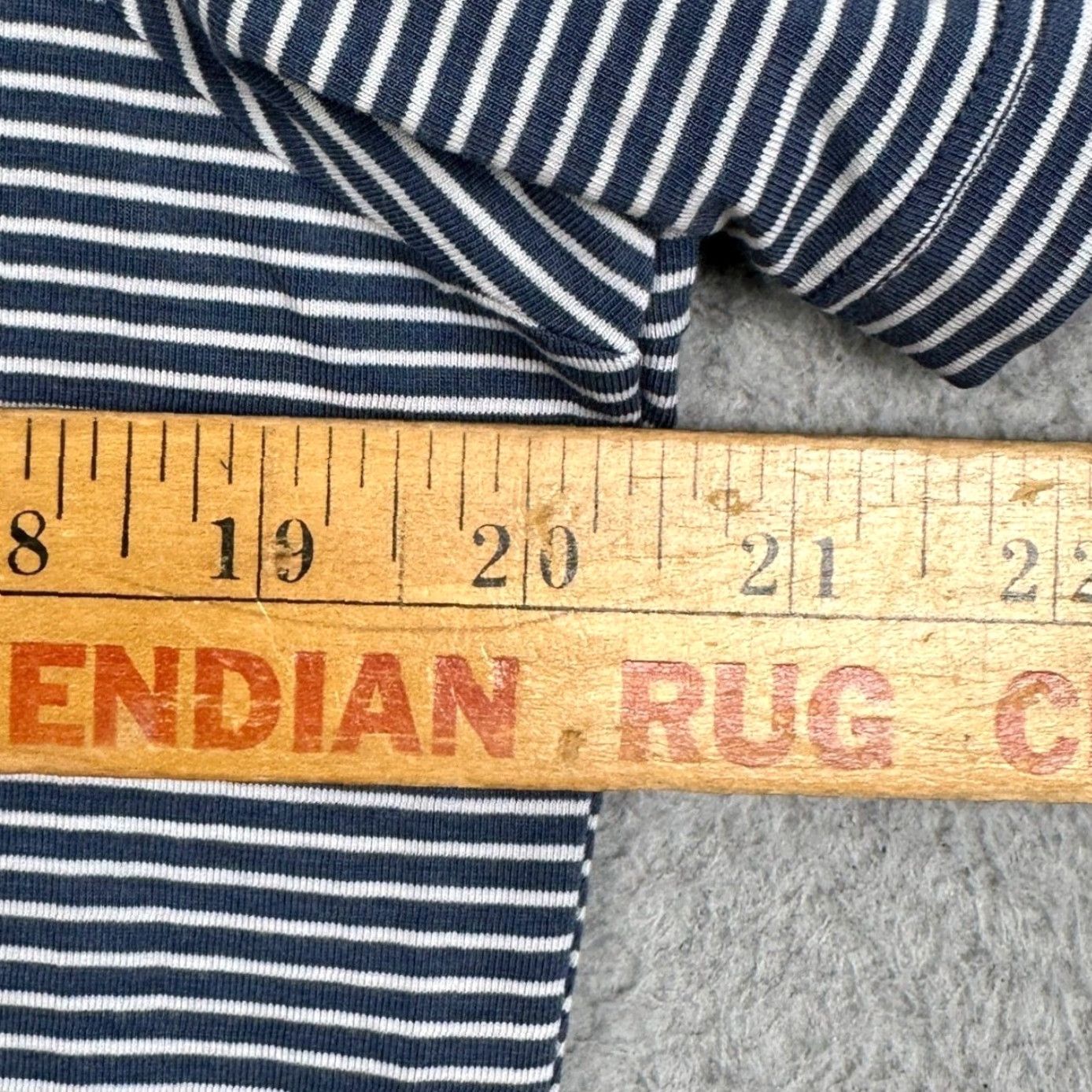 Lululemon Lululemon T-Shirt Mens M Blue White Striped Crew Neck Short Sleeve Logo Athletic Tee Size US M / EU 48-50 / 2 - 5 Thumbnail